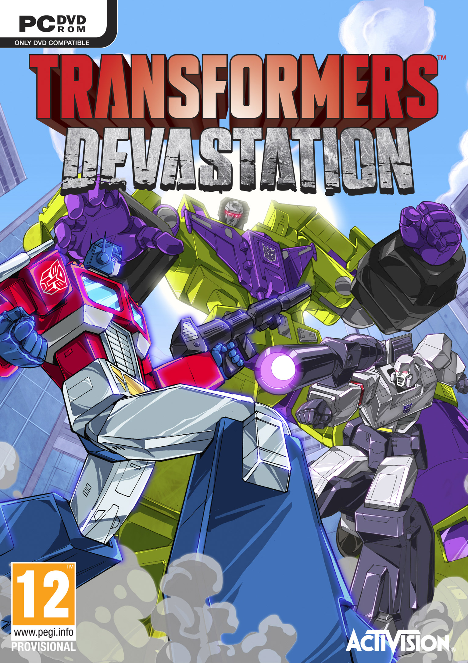 Transformers: Devastation - pedn DVD obal