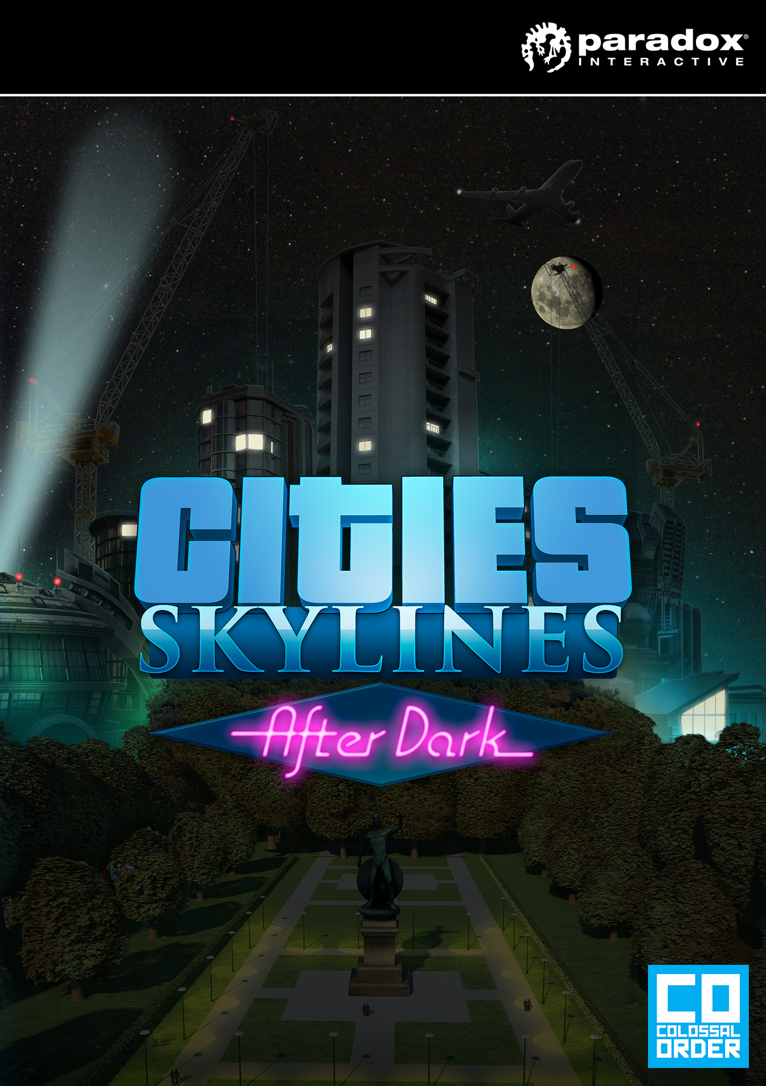Cities: Skylines - After Dark - pedn DVD obal