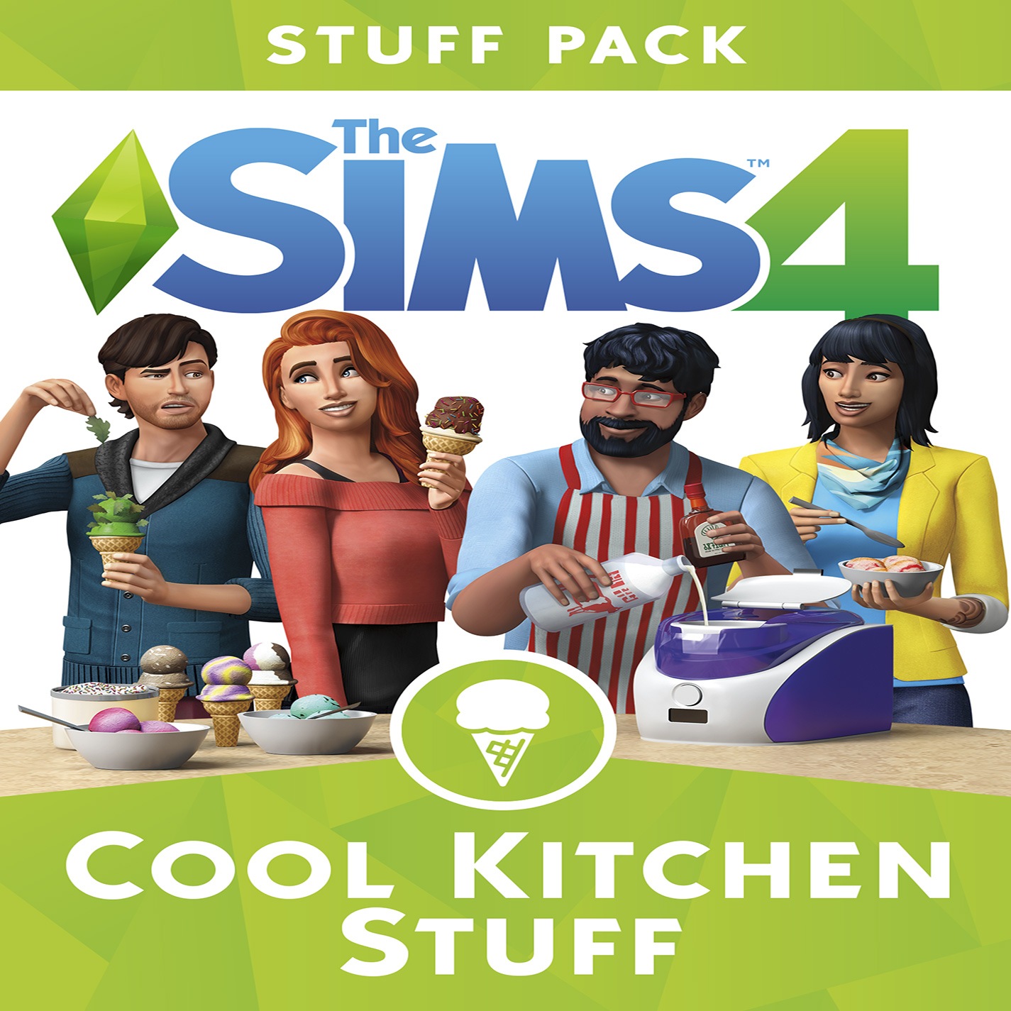 The Sims 4: Cool Kitchen Stuff - pedn CD obal