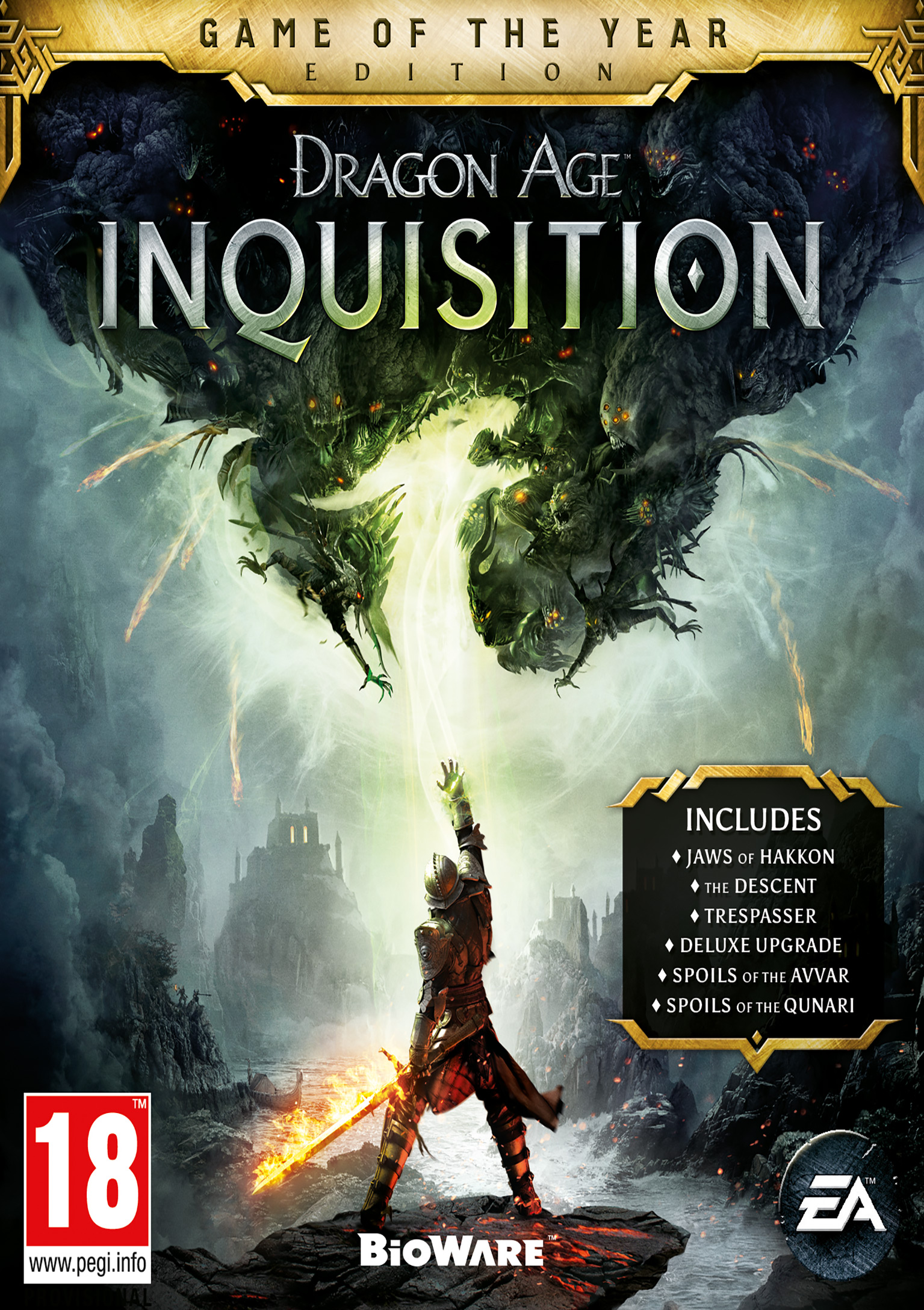 Dragon Age: Inquisition - Game of the Year Edition - pedn DVD obal