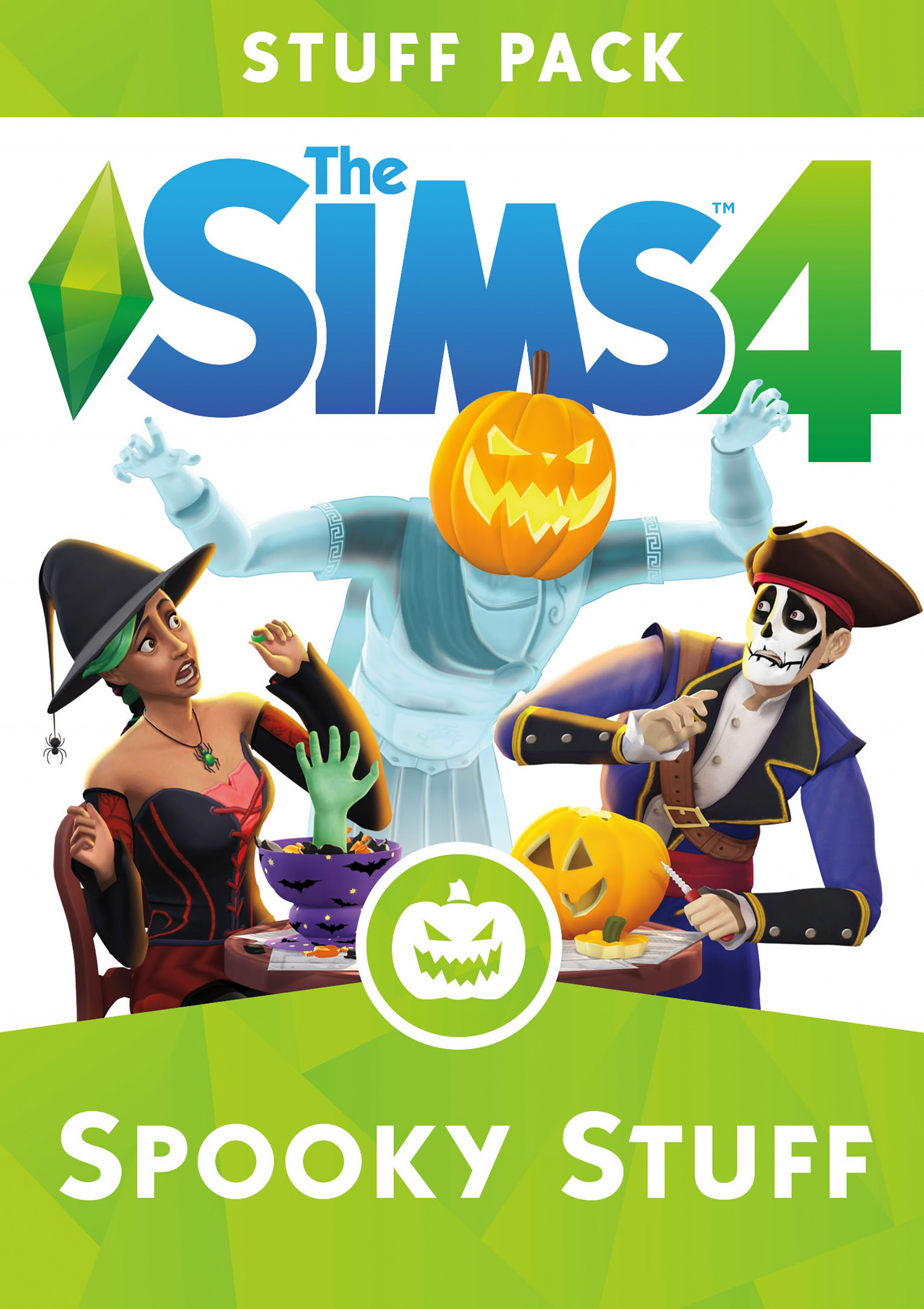 The Sims 4: Spooky Stuff - pedn DVD obal