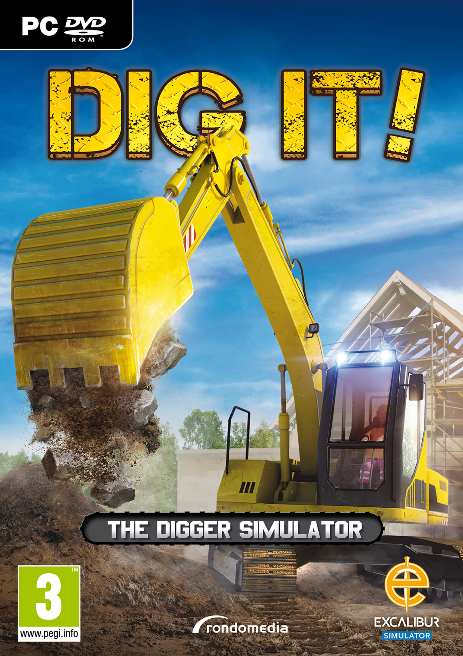 DIG IT! - A Digger Simulator - pedn DVD obal