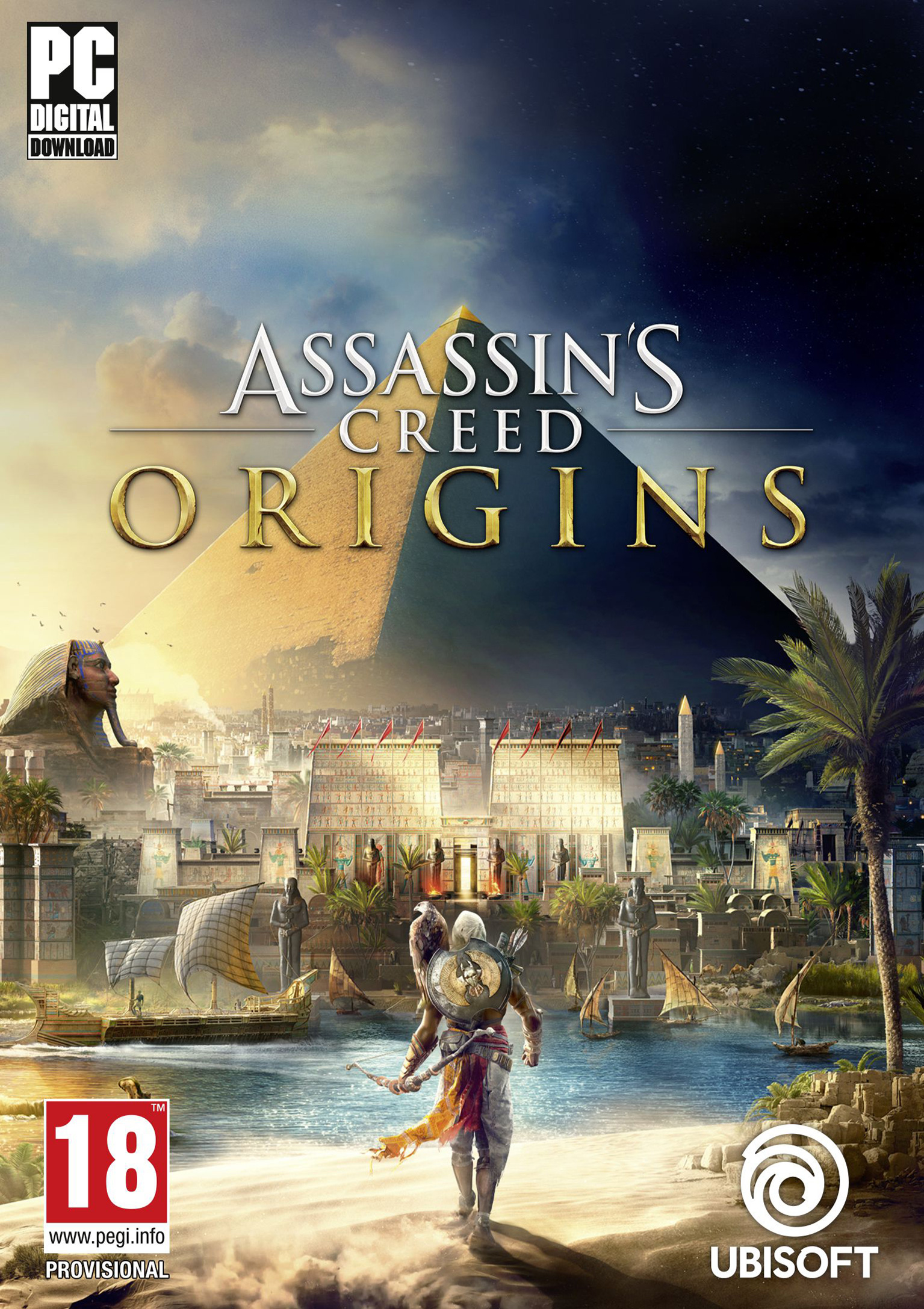 Assassin's Creed: Origins - pedn DVD obal