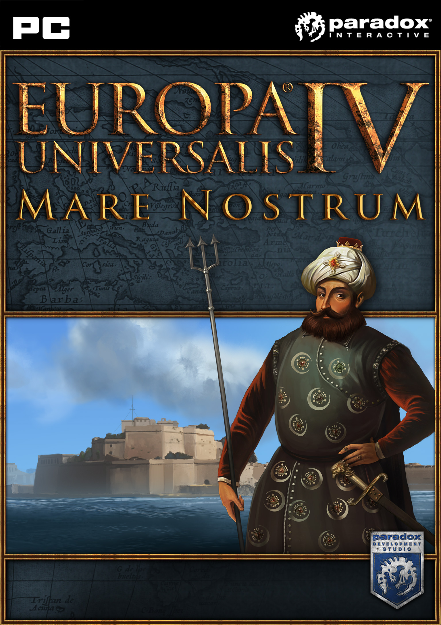 Europa Universalis IV: Mare Nostrum - pedn DVD obal