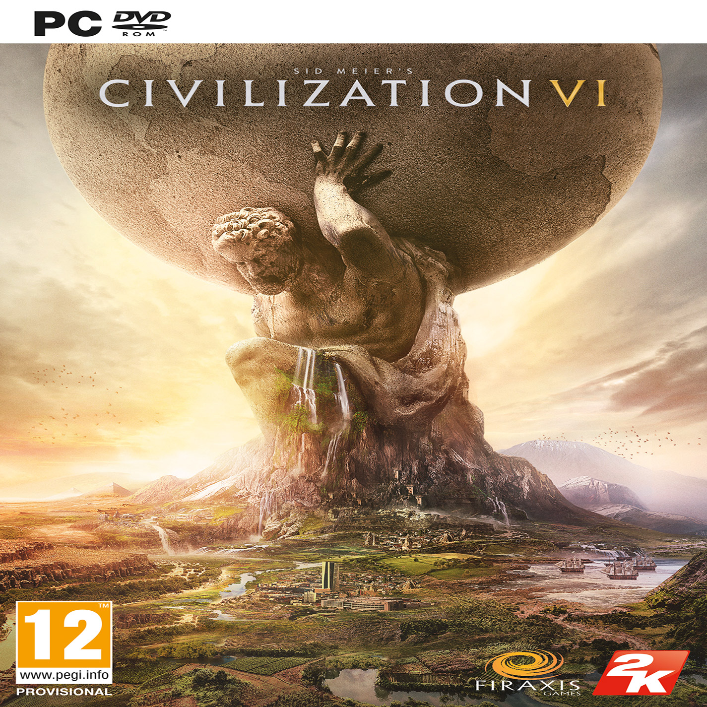 Civilization VI - pedn CD obal