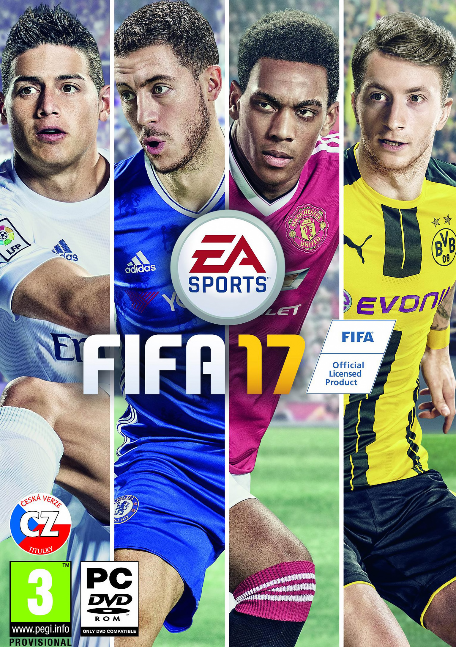 FIFA 17 - pedn DVD obal