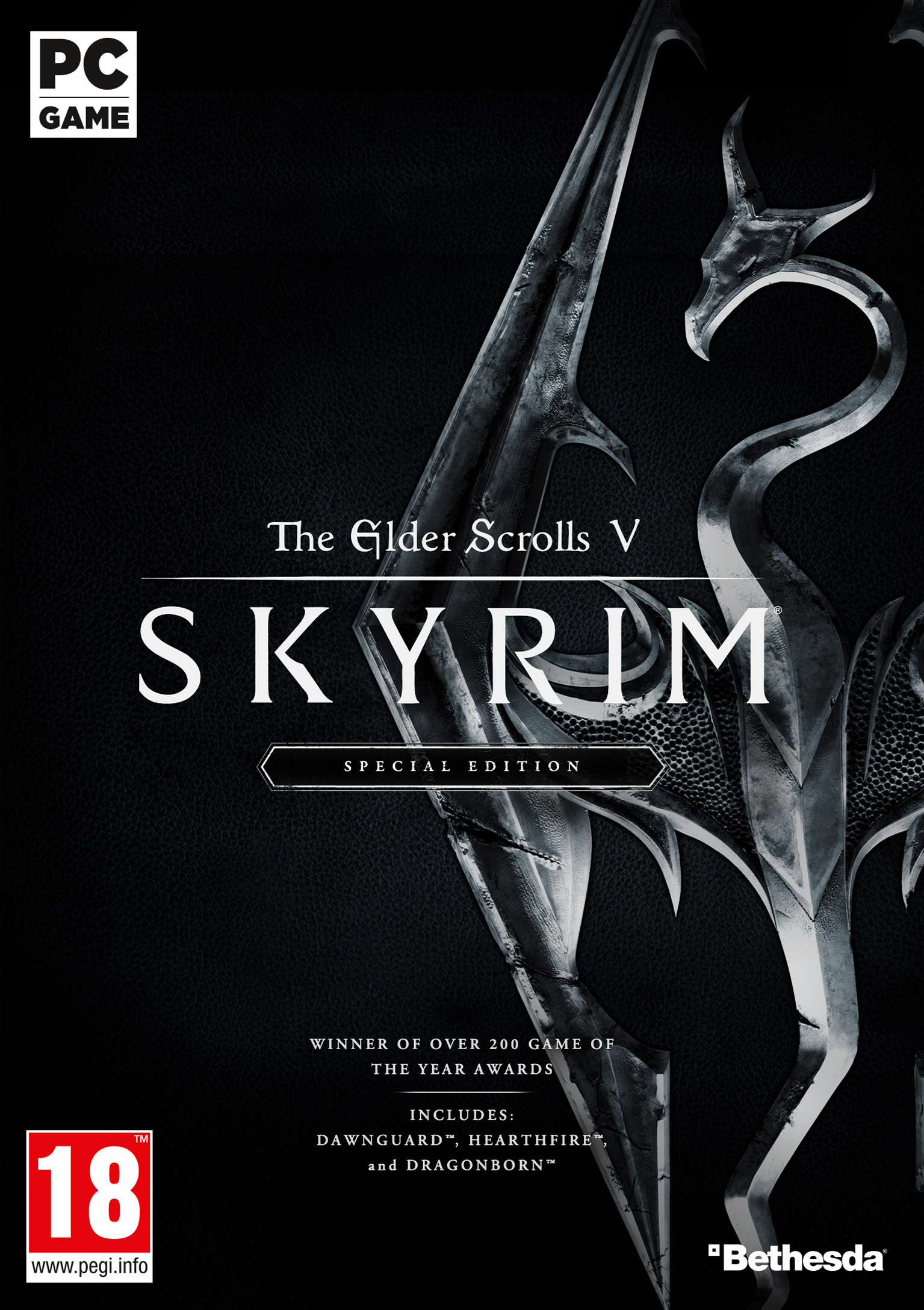 The Elder Scrolls V: Skyrim - Special Edition - pedn DVD obal