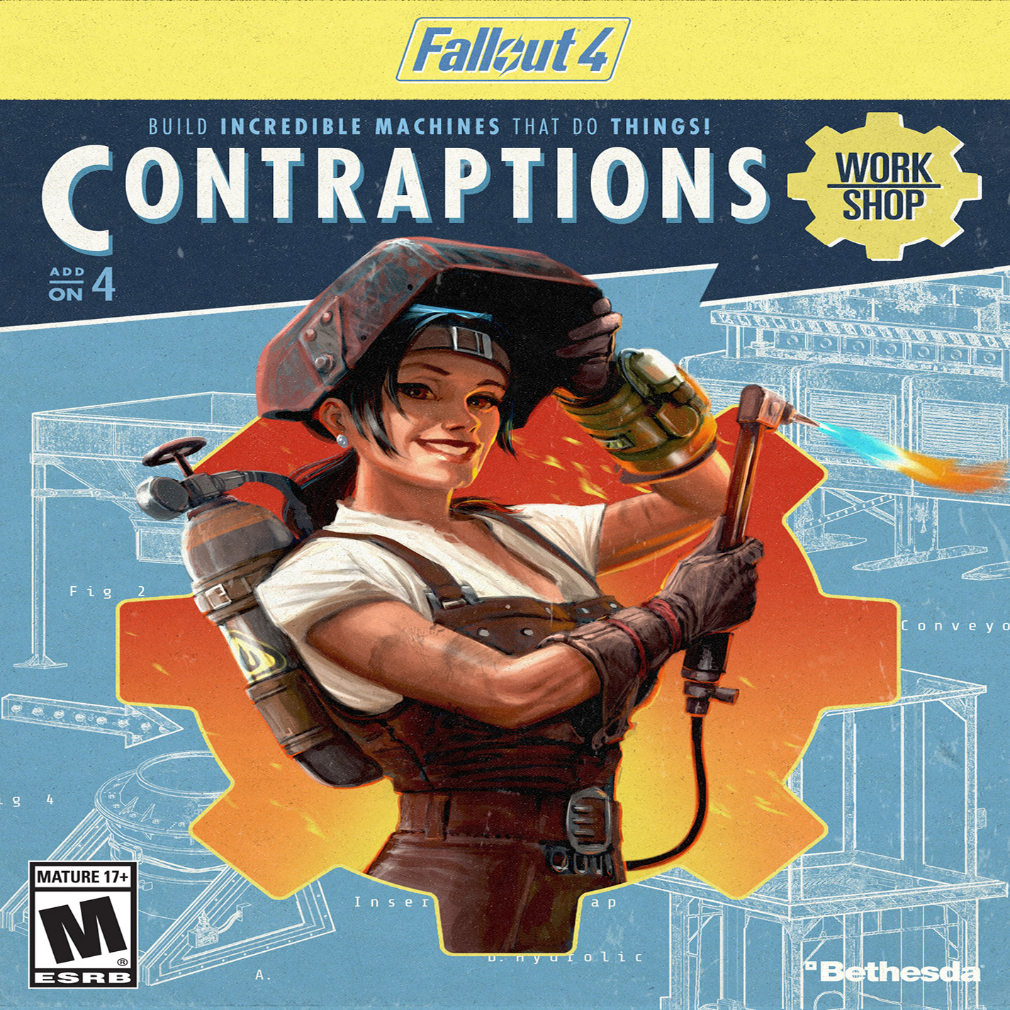 Fallout 4: Contraptions Workshop - pedn CD obal