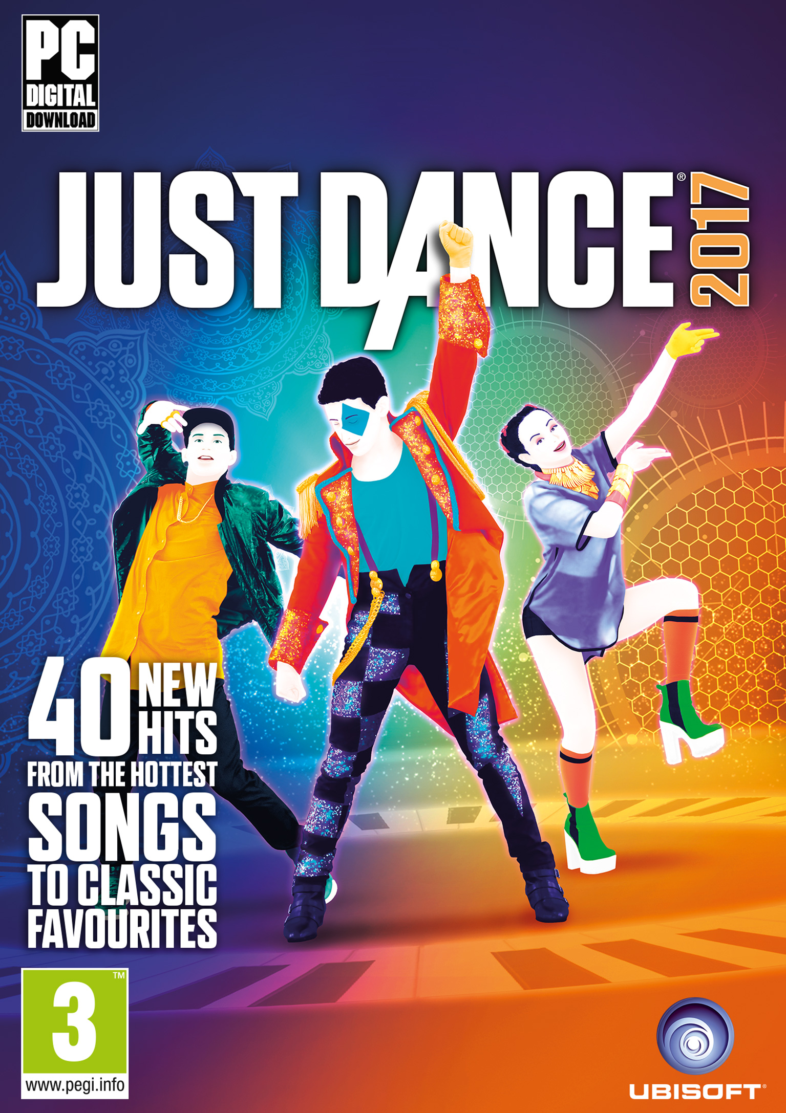 Just Dance 2017 - pedn DVD obal