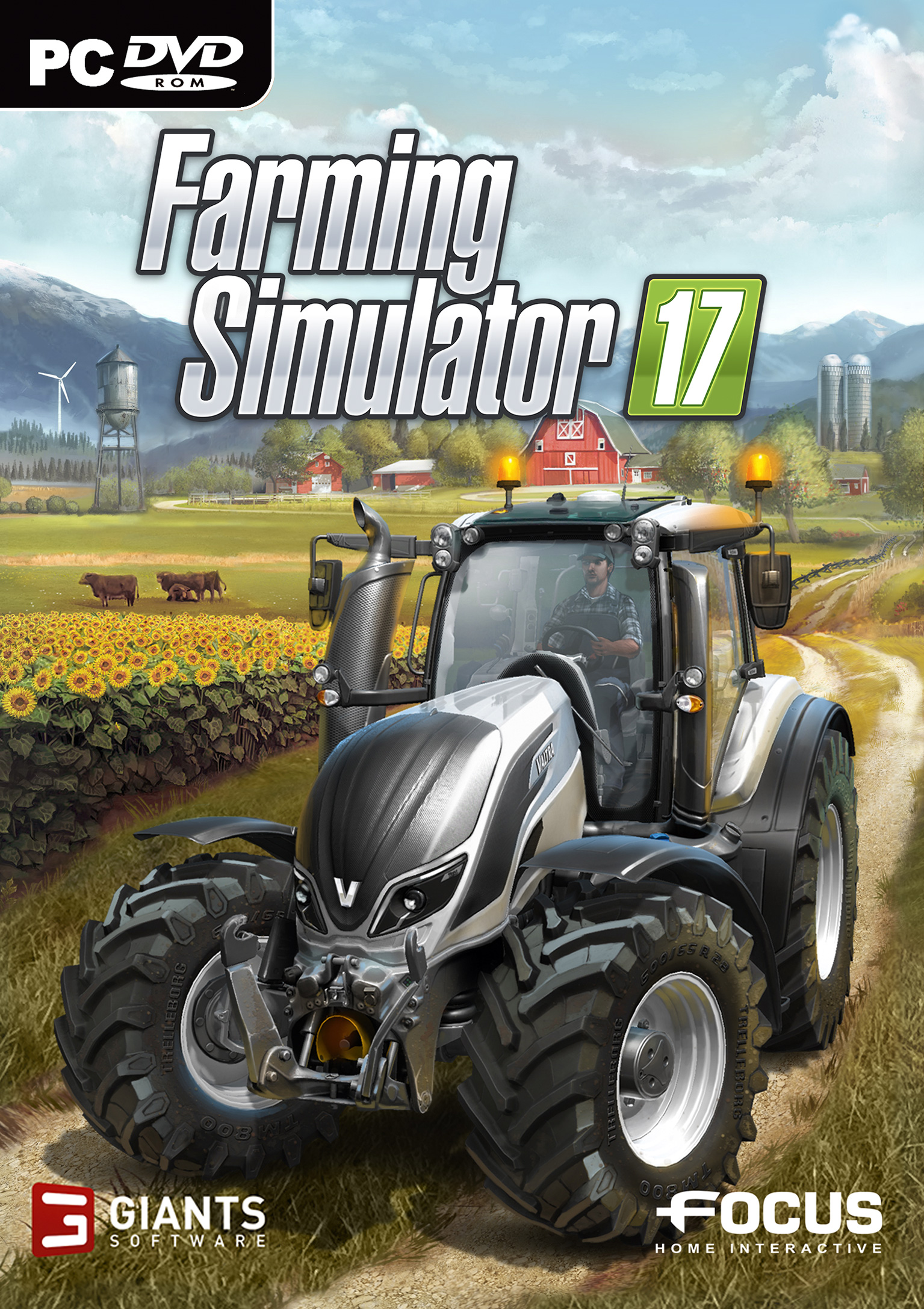 Farming Simulator 17 - pedn DVD obal 2