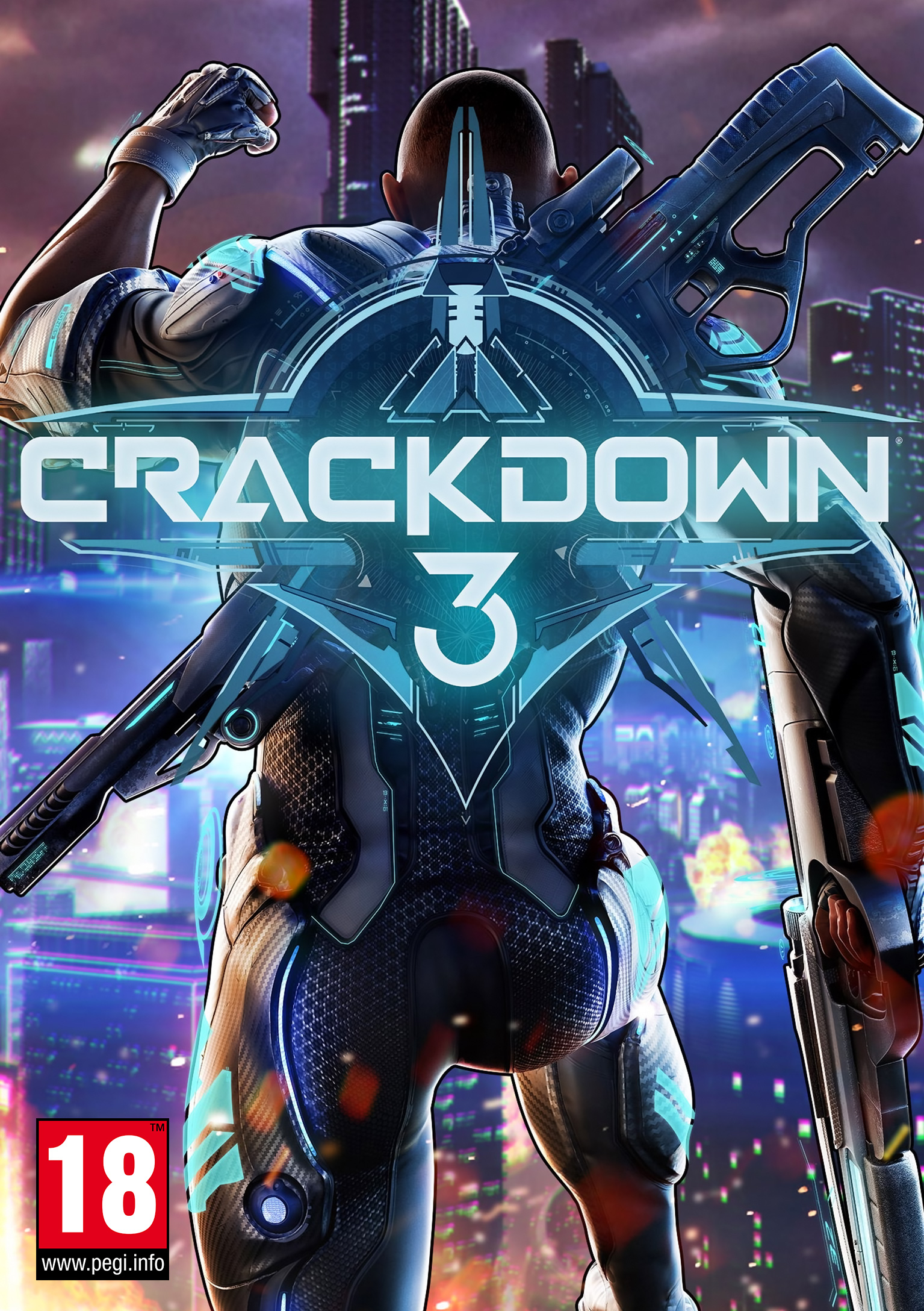 Crackdown 3 - pedn DVD obal