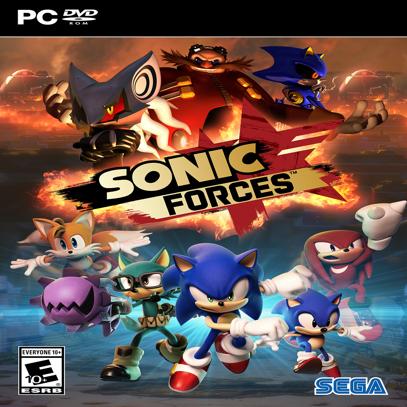 Sonic Forces - pedn CD obal