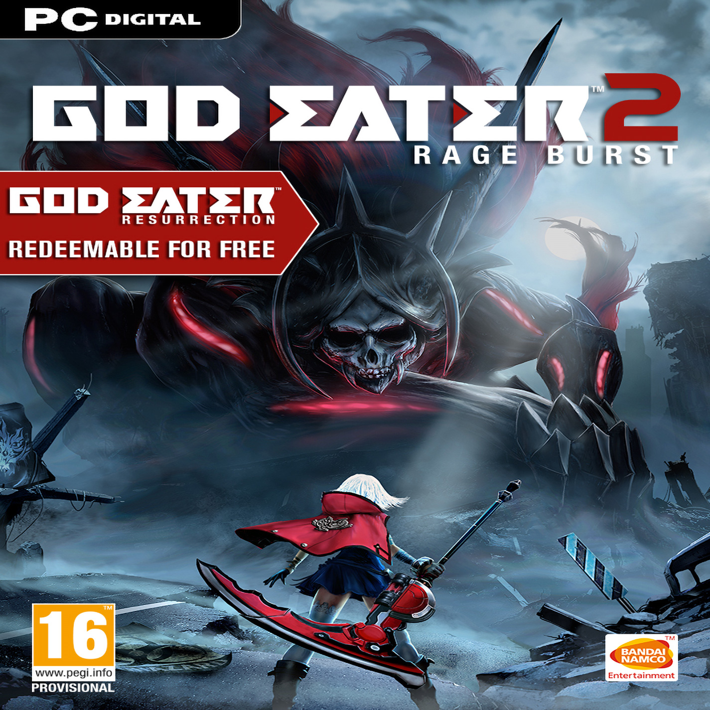 God Eater 2: Rage Burst - pedn CD obal