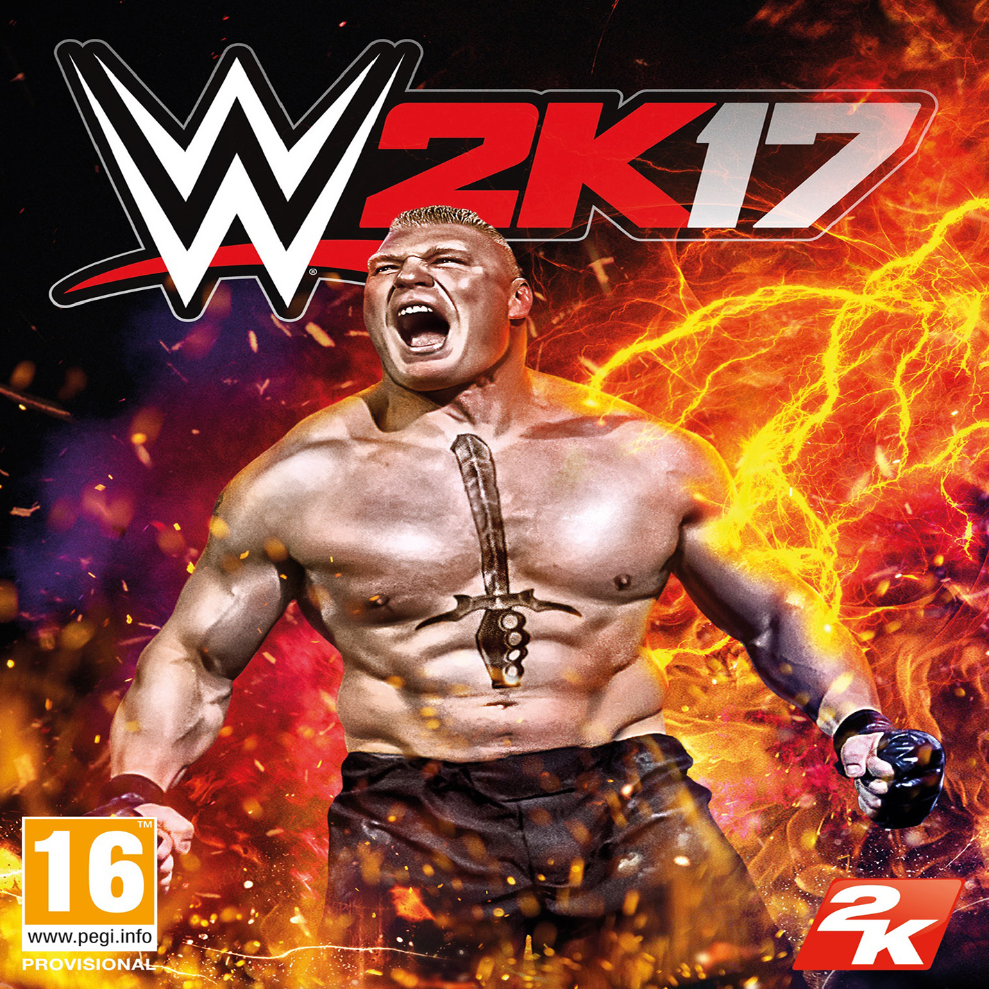 WWE 2K17 - pedn CD obal