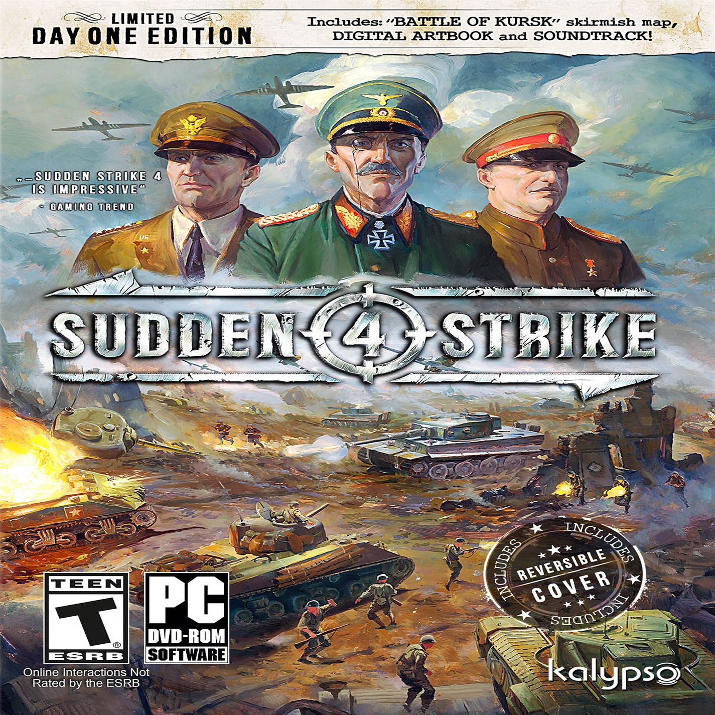 Sudden Strike 4 - pedn CD obal