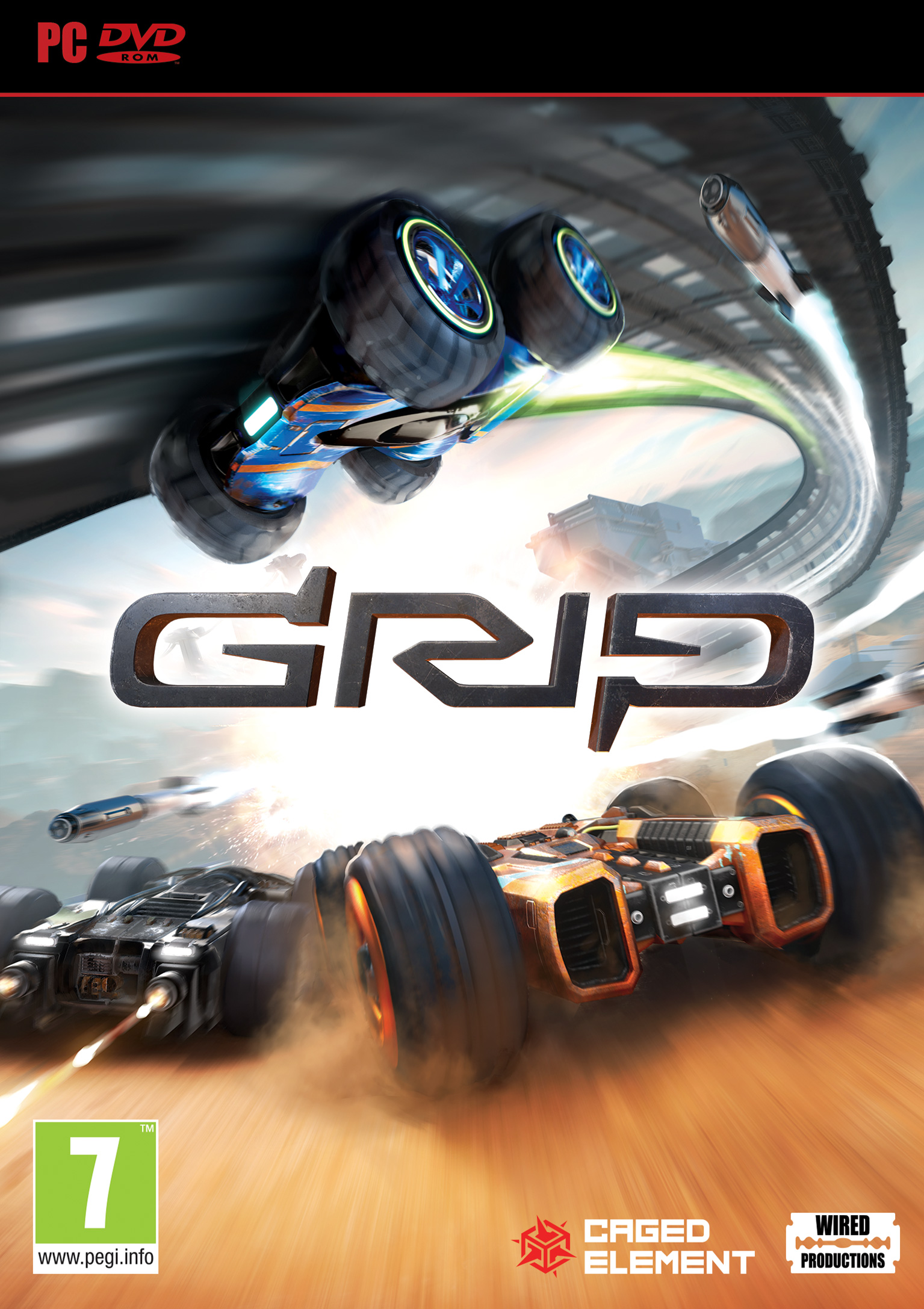 GRIP: Combat Racing - pedn DVD obal