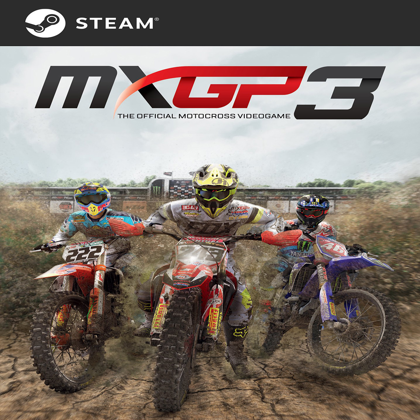 MXGP 3 - The Official Motocross Videogame - pedn CD obal