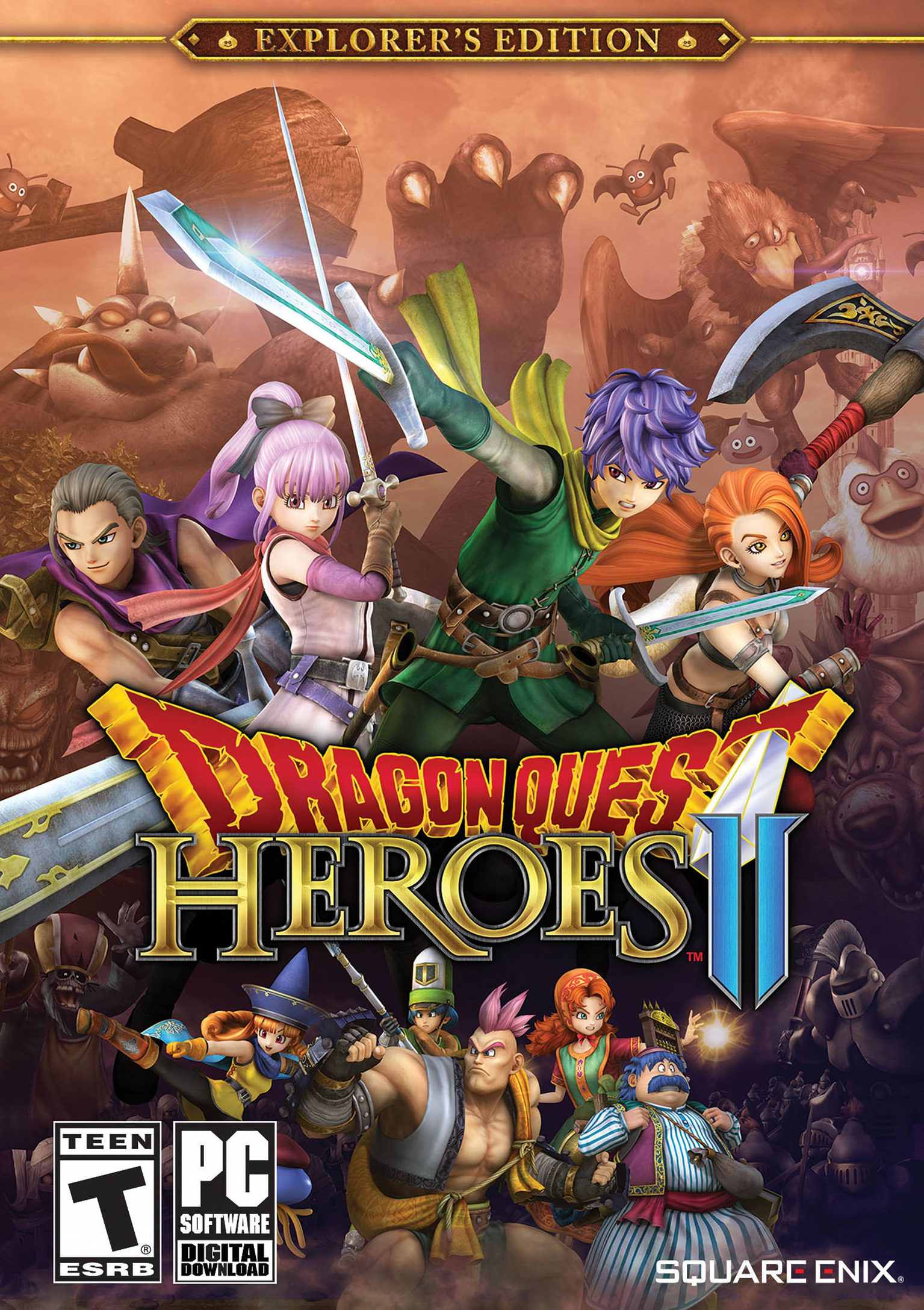 Dragon Quest Heroes II - pedn DVD obal