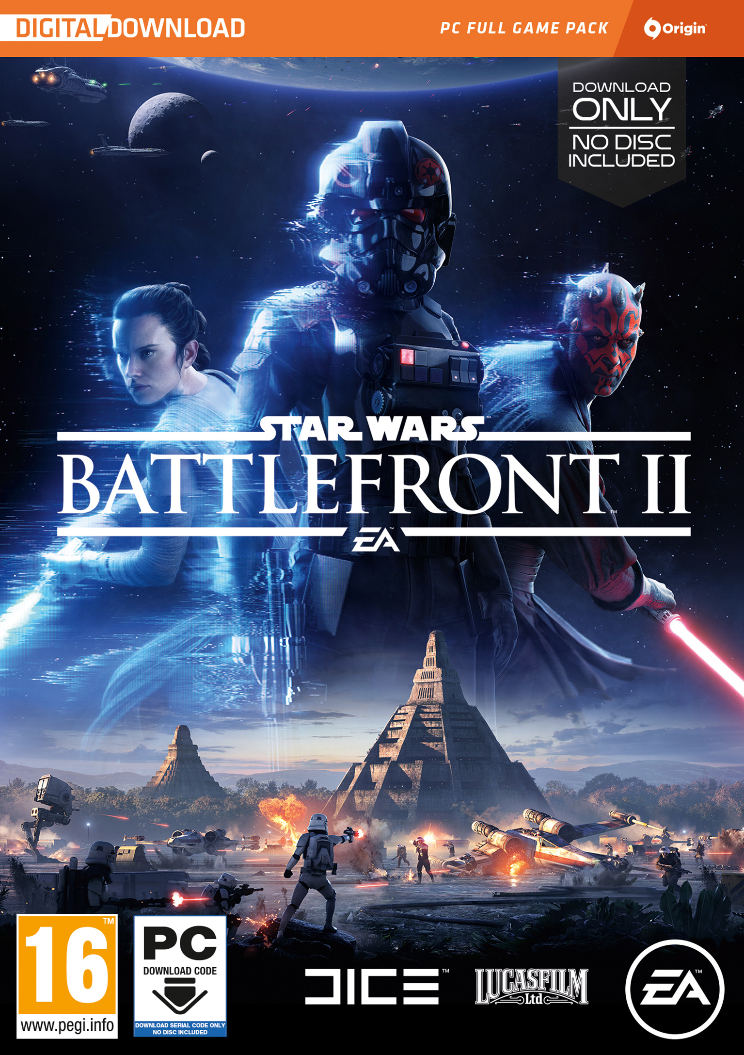 Star Wars: Battlefront II - pedn DVD obal