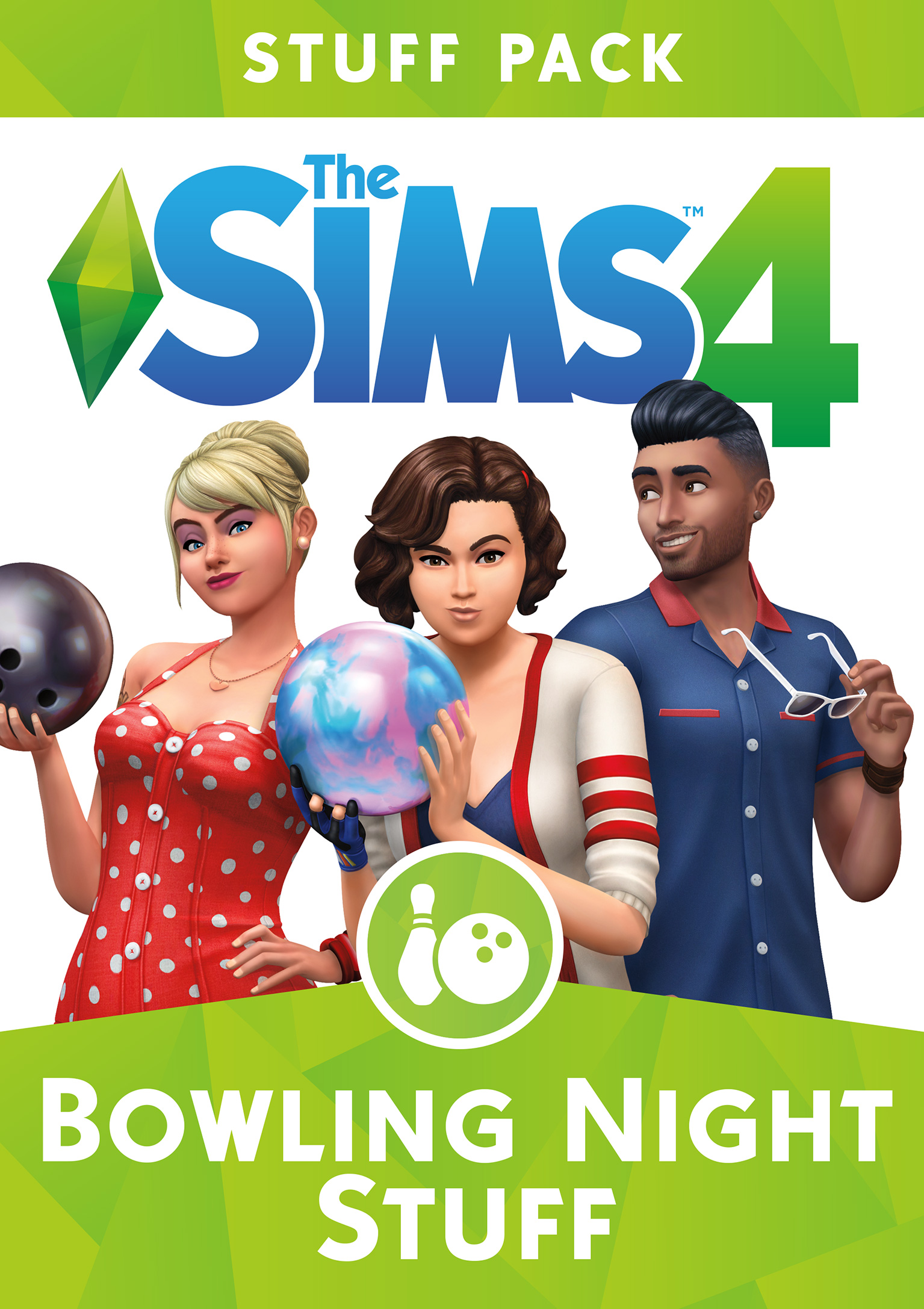 The Sims 4: Bowling Night Stuff - pedn DVD obal