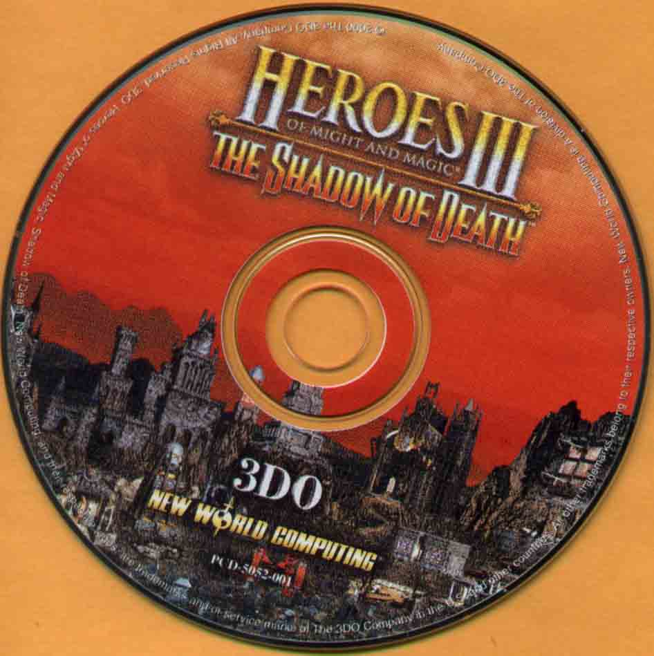 Heroes of Might & Magic 3: Shadow of Death - CD obal