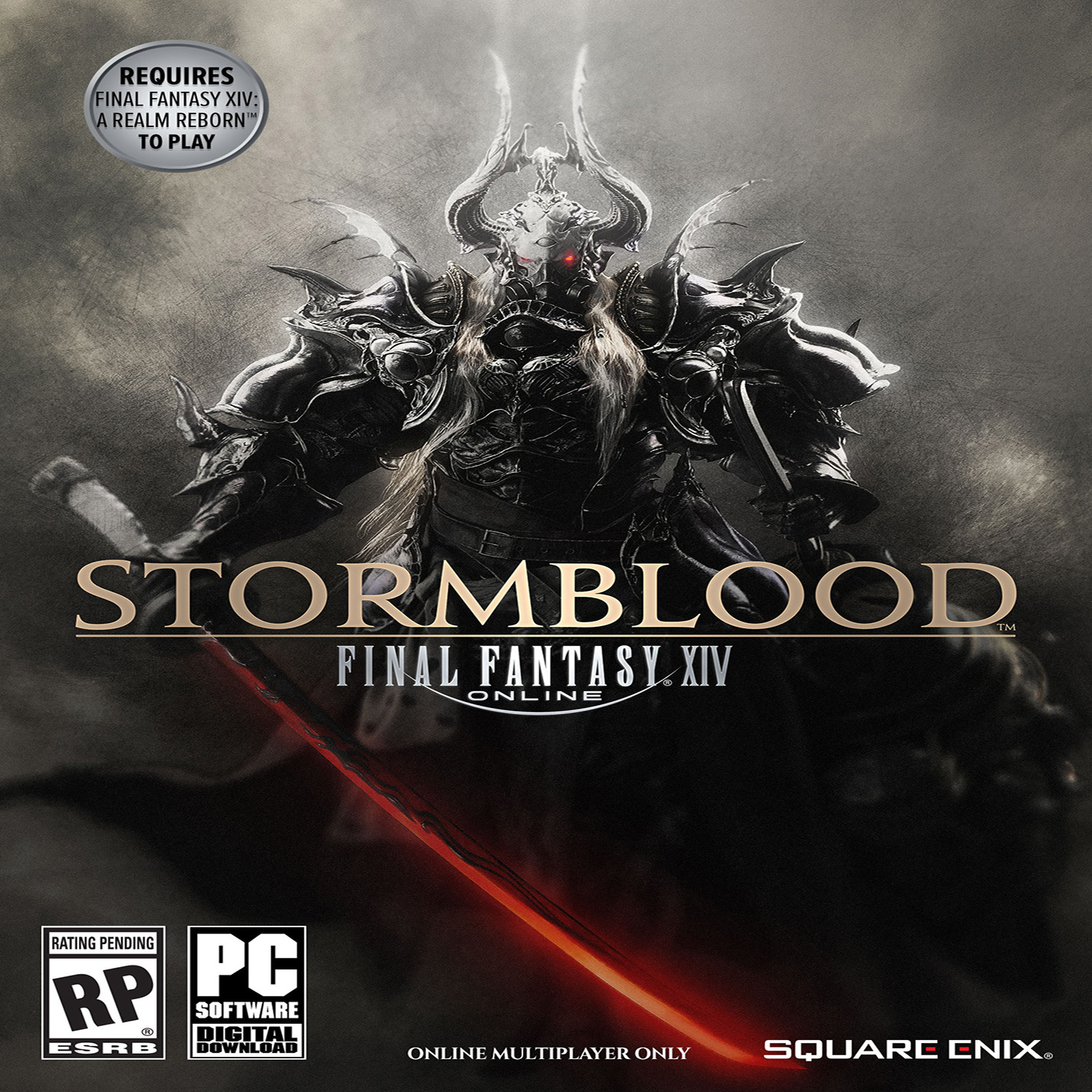 Final Fantasy XIV: Stormblood - pedn CD obal