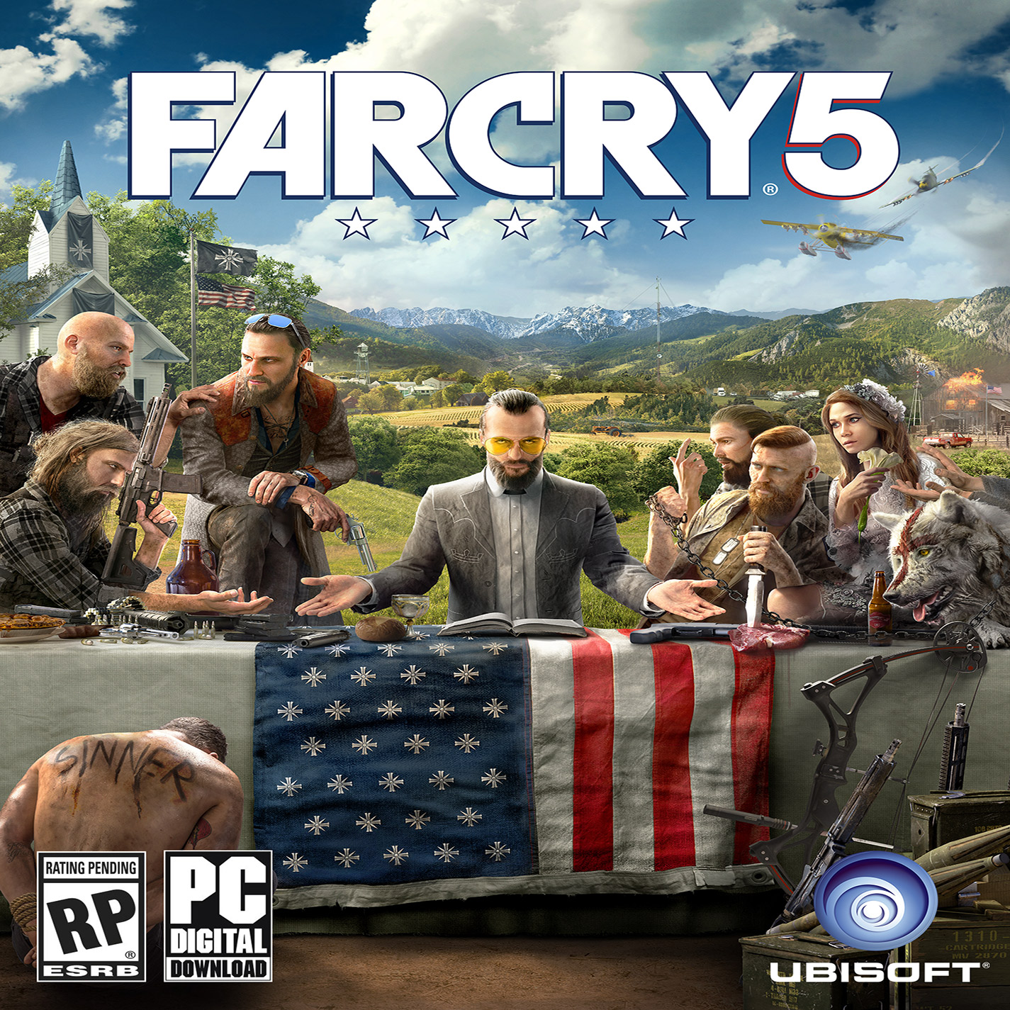 Far Cry 5 - pedn CD obal