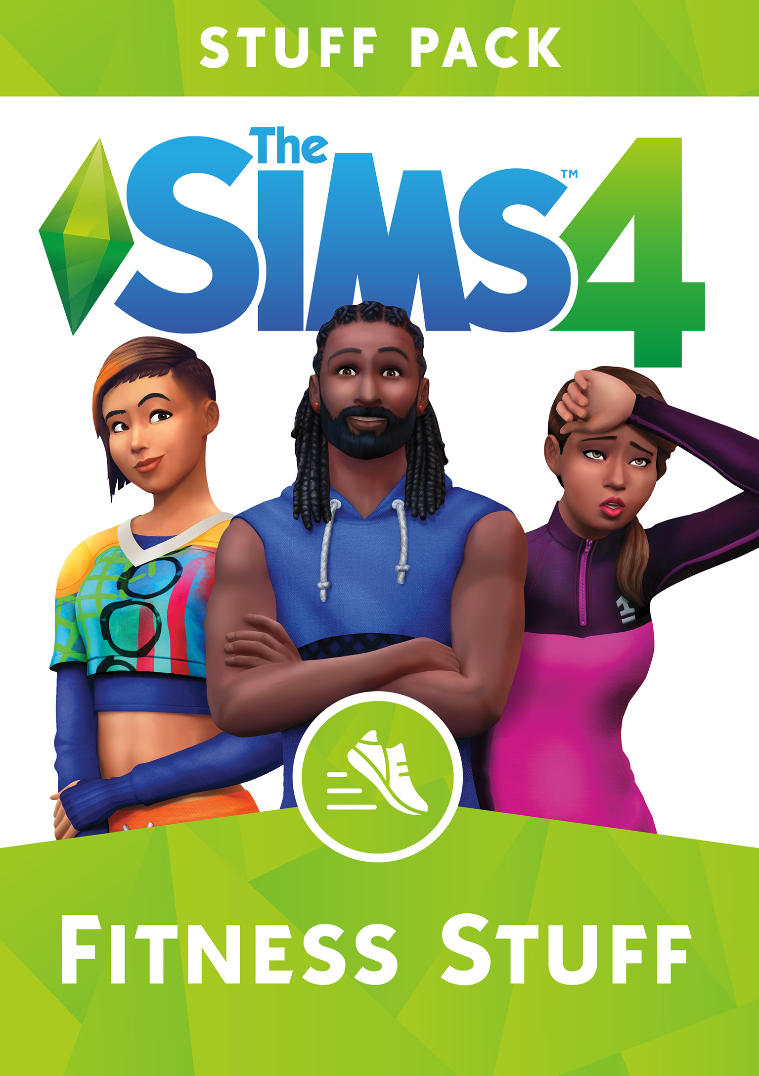 The Sims 4: Fitness Stuff - pedn DVD obal