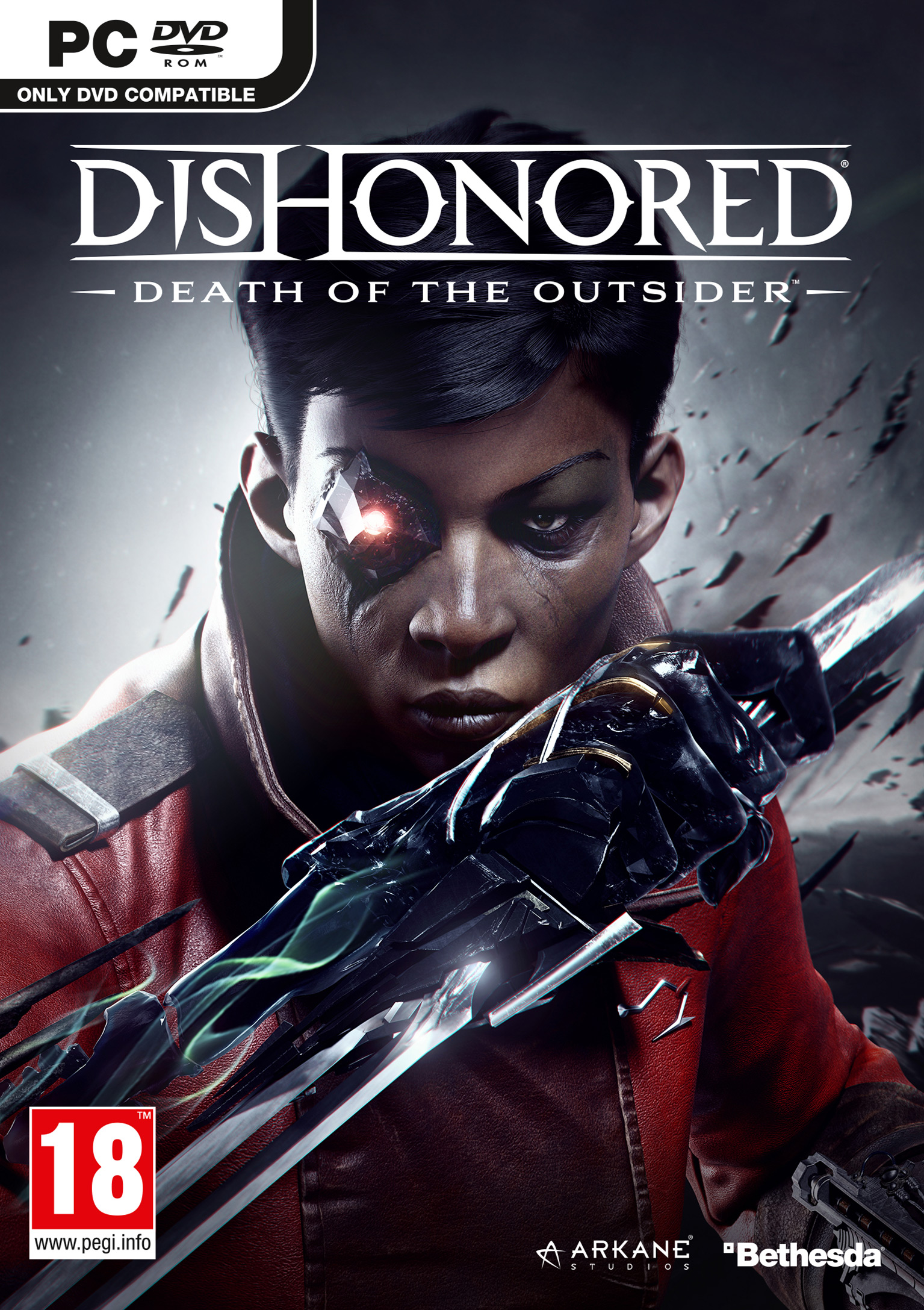 Dishonored: Death of the Outsider - pedn DVD obal