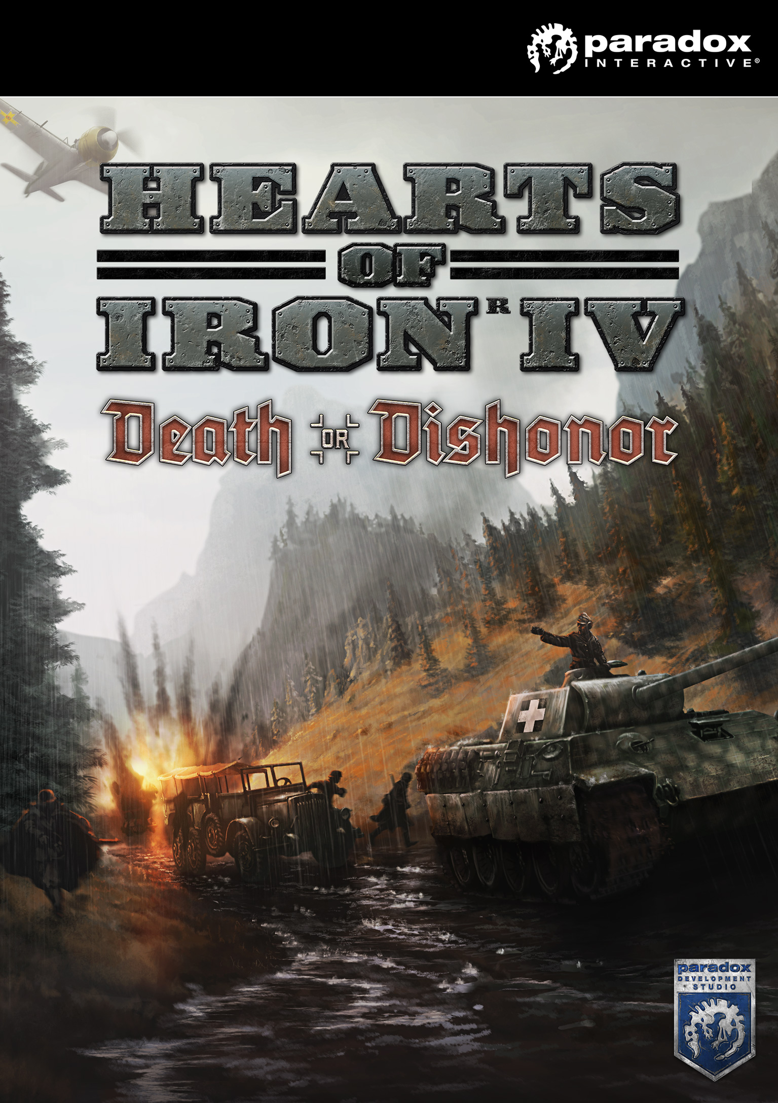 Hearts of Iron IV: Death or Dishonor - pedn DVD obal