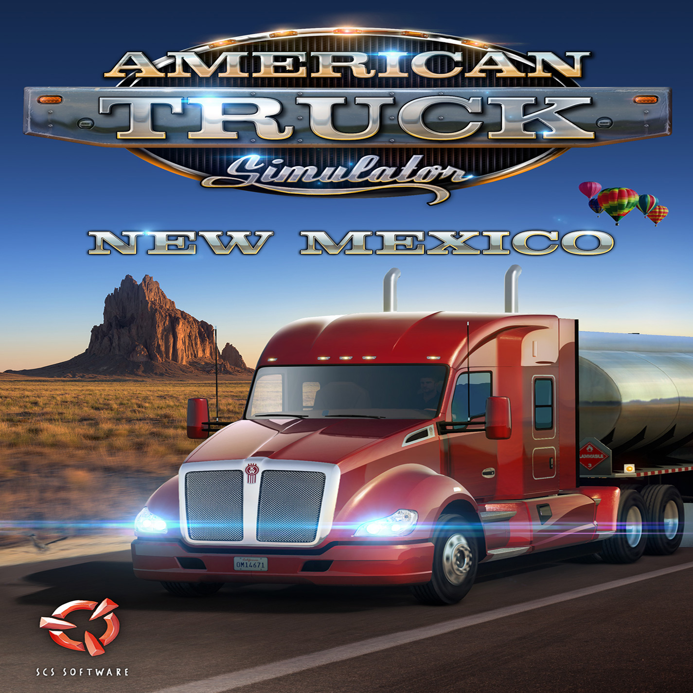 American Truck Simulator - New Mexico - pedn CD obal