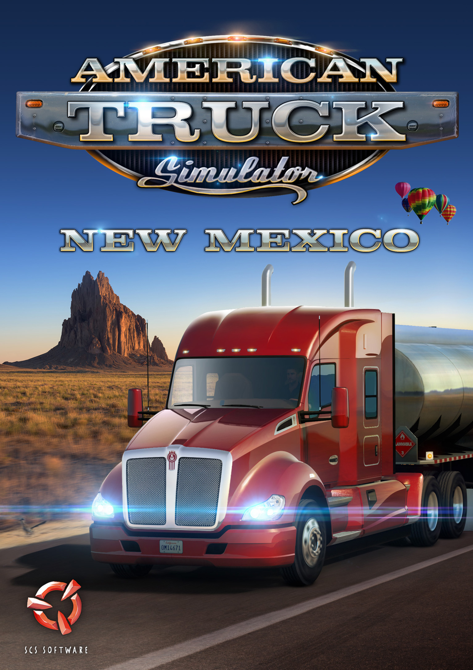 American Truck Simulator - New Mexico - pedn DVD obal