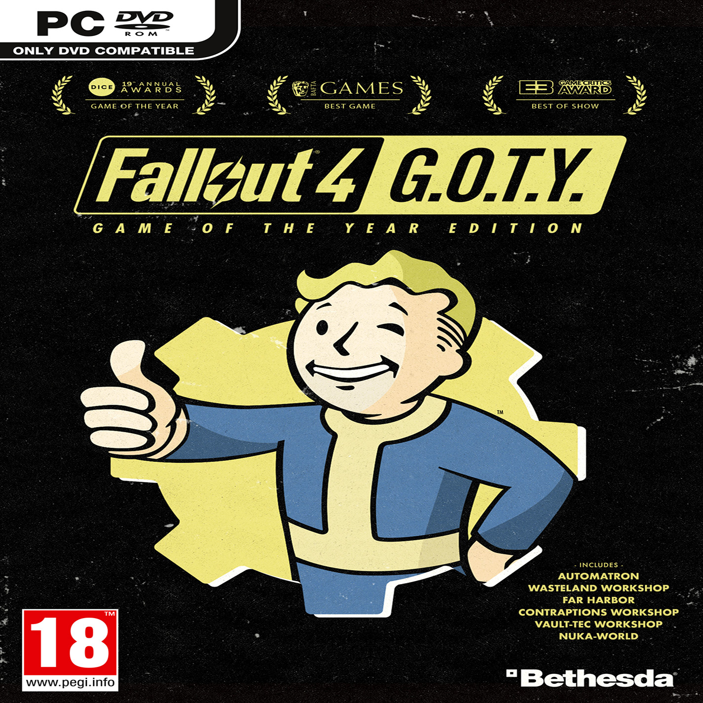 Fallout 4: Game of the Year Edition - pedn CD obal