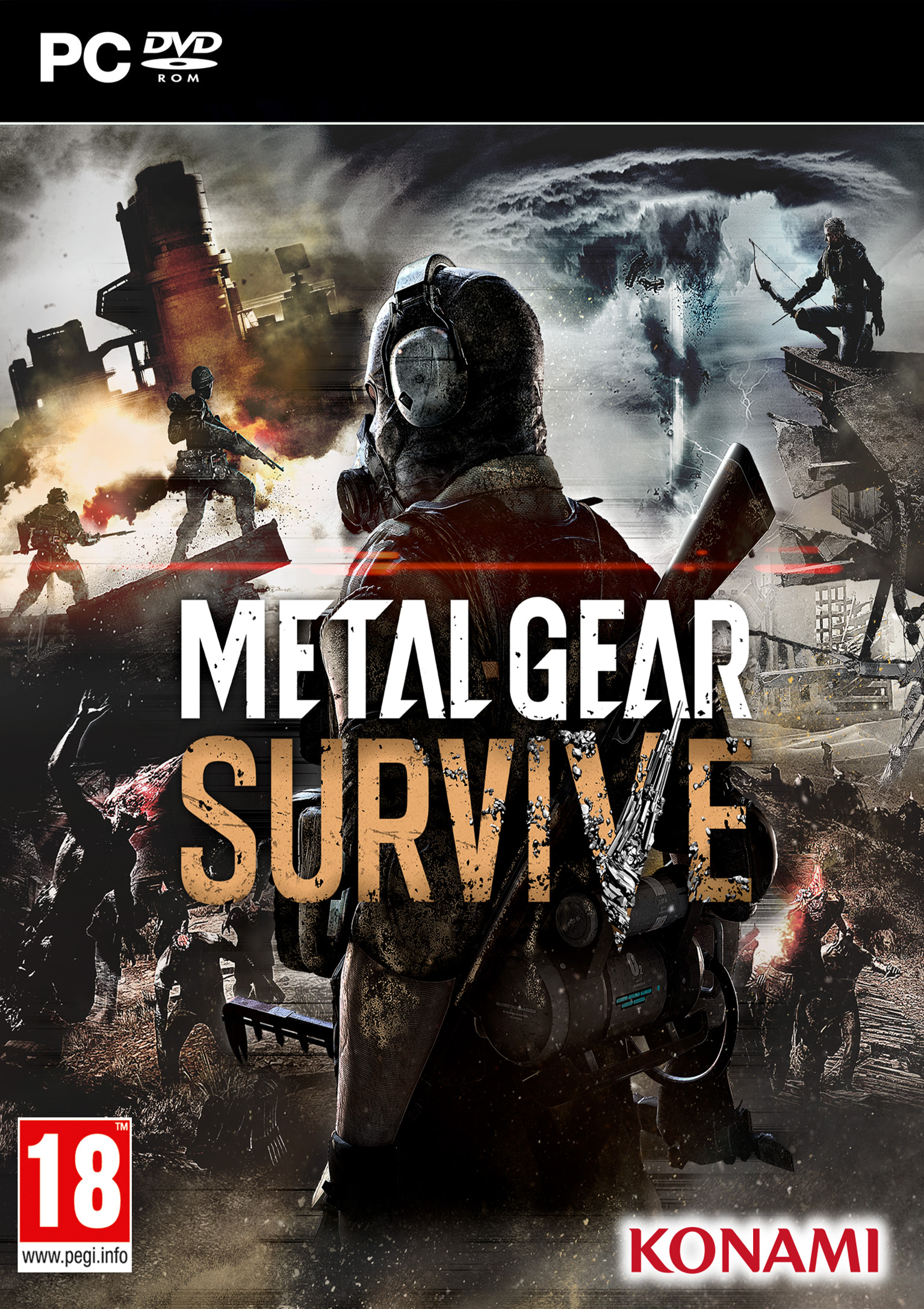 Metal Gear Survive - pedn DVD obal