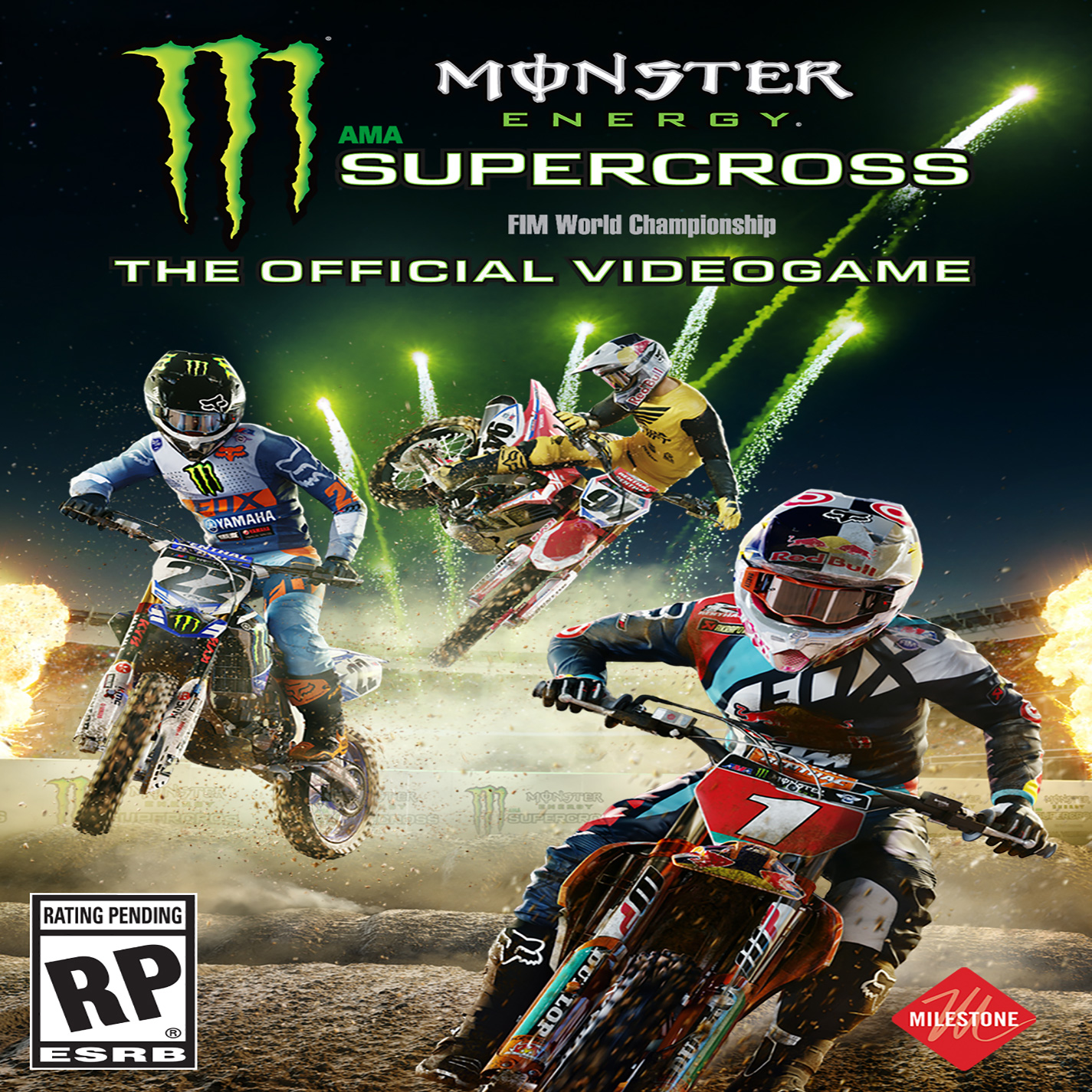 Monster Energy Supercross - The Official Videogame - pedn CD obal