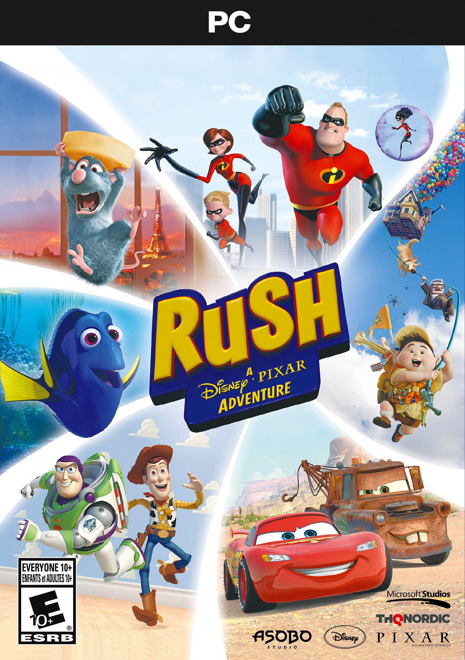 Rush: A Disney Pixar Adventure - pedn DVD obal
