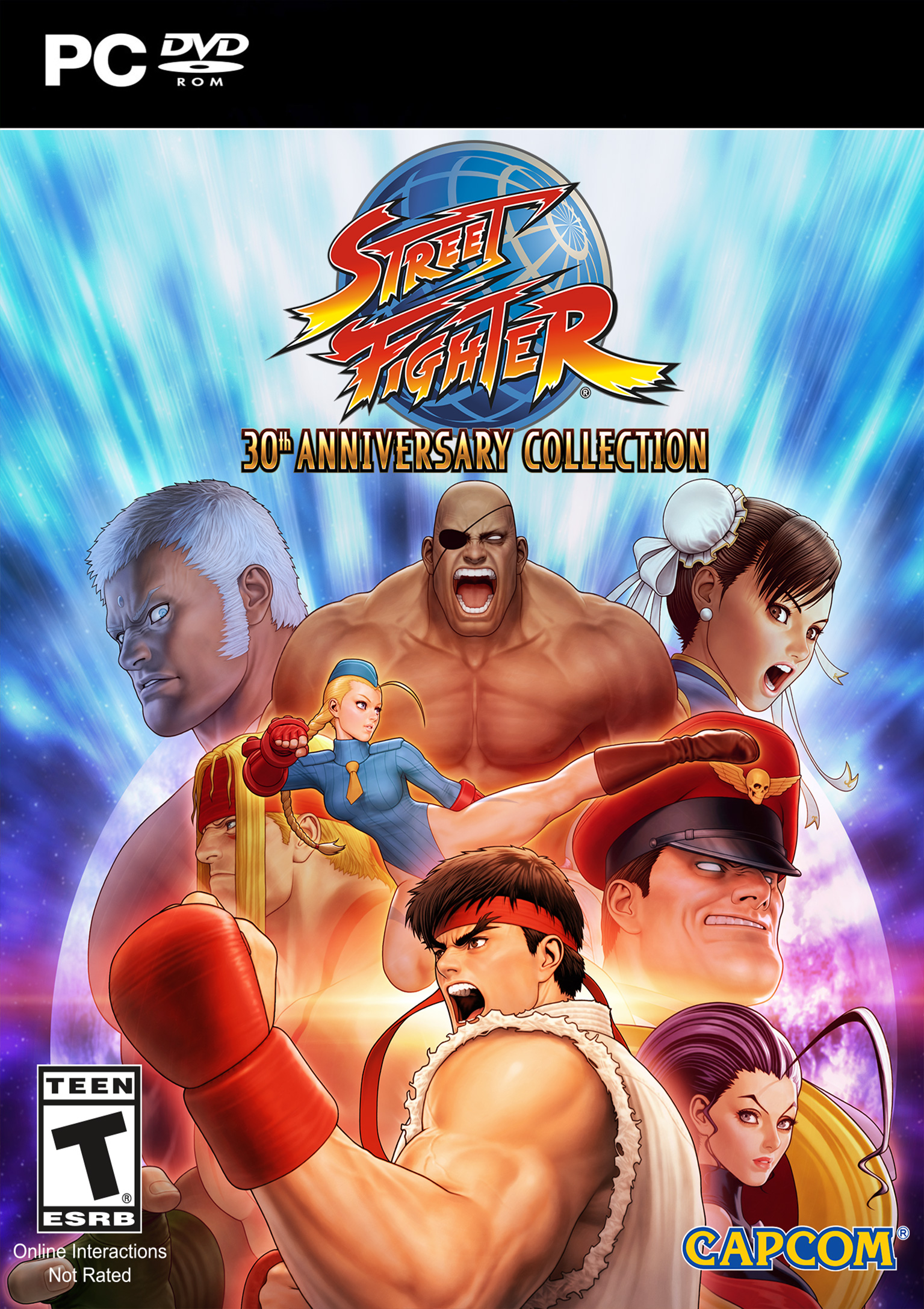 Street Fighter 30th Anniversary Collection - pedn DVD obal