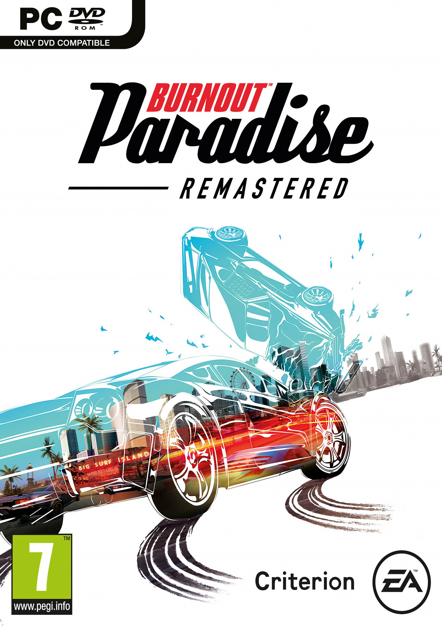 Burnout Paradise Remastered - pedn DVD obal