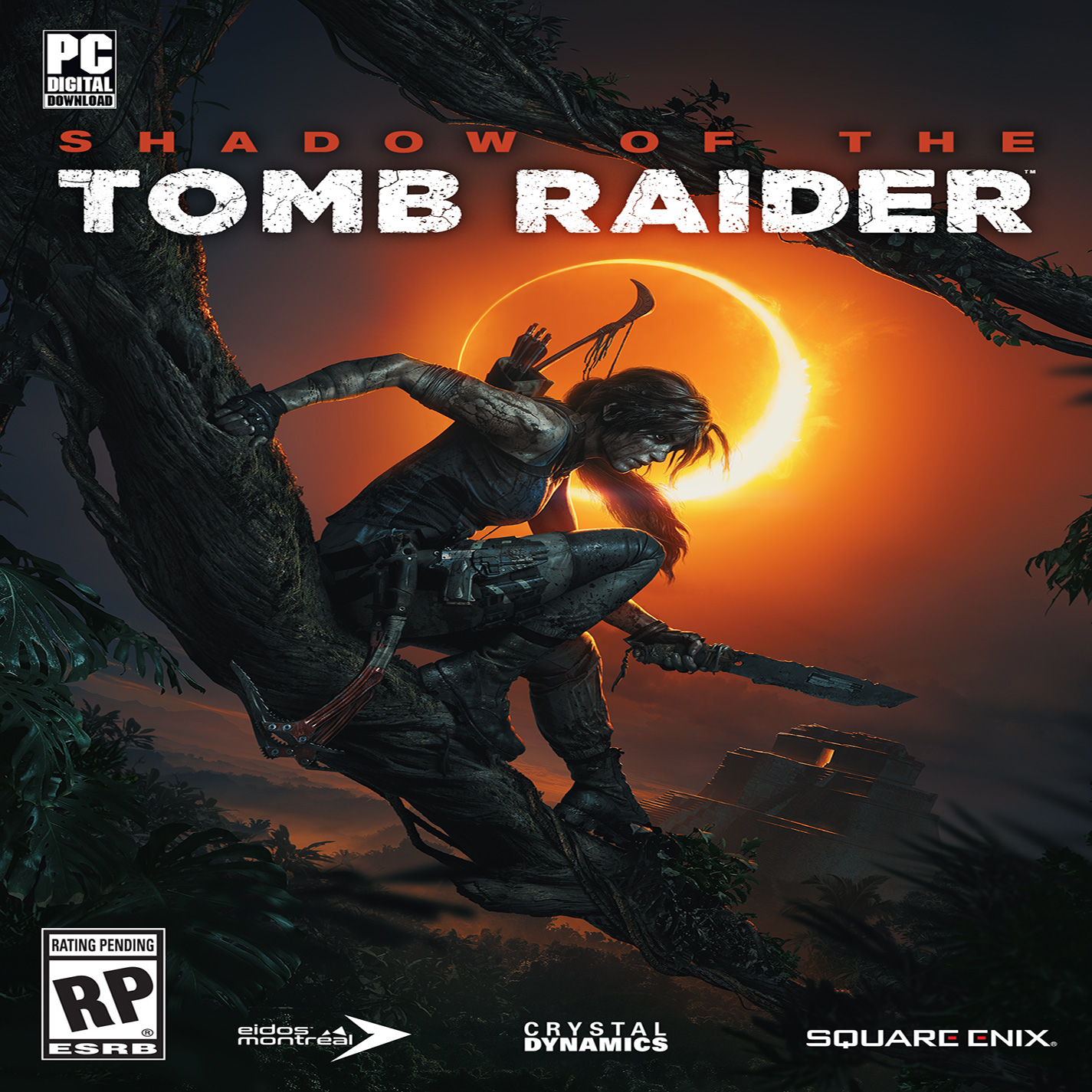 Shadow of The Tomb Raider - pedn CD obal