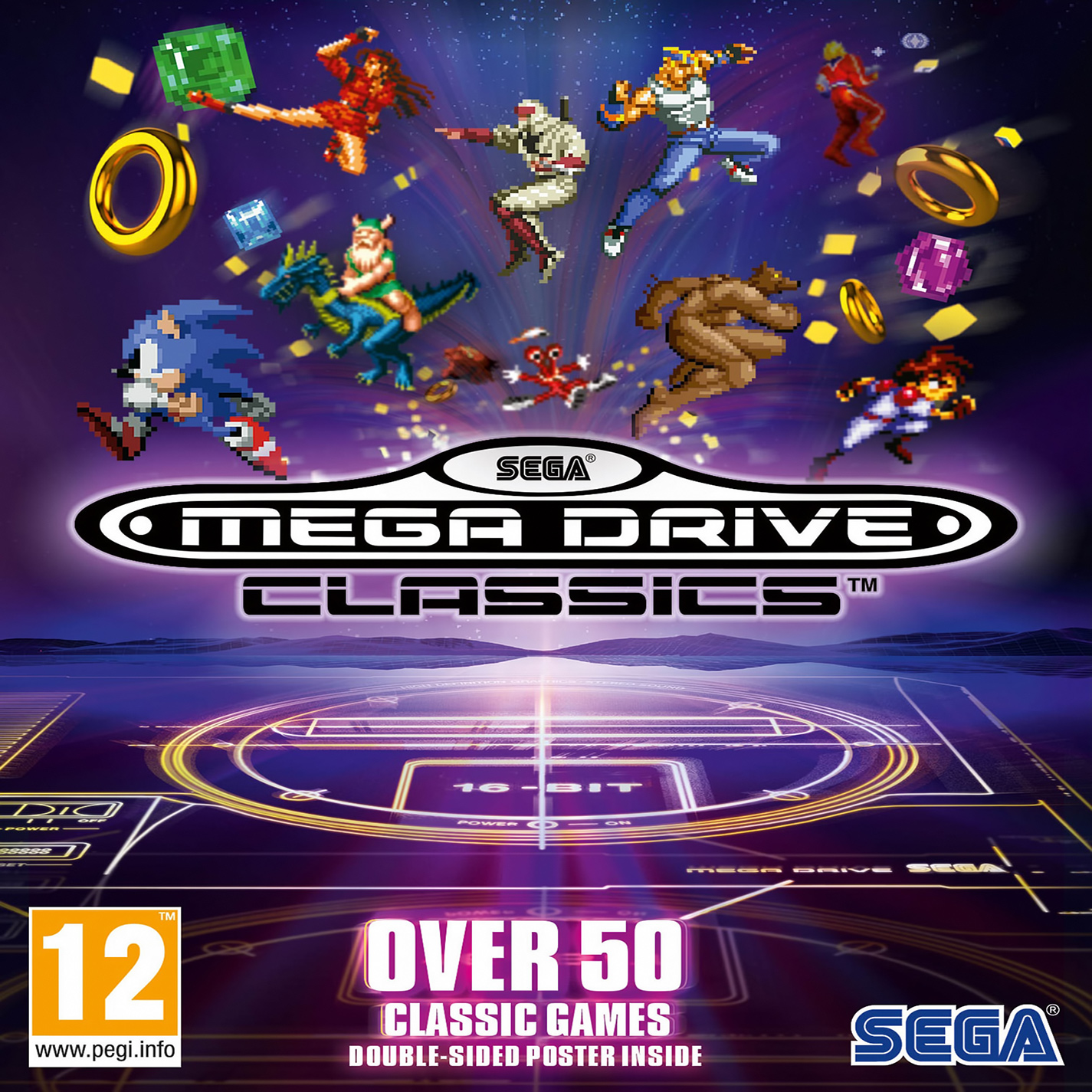 SEGA Mega Drive Classics - pedn CD obal