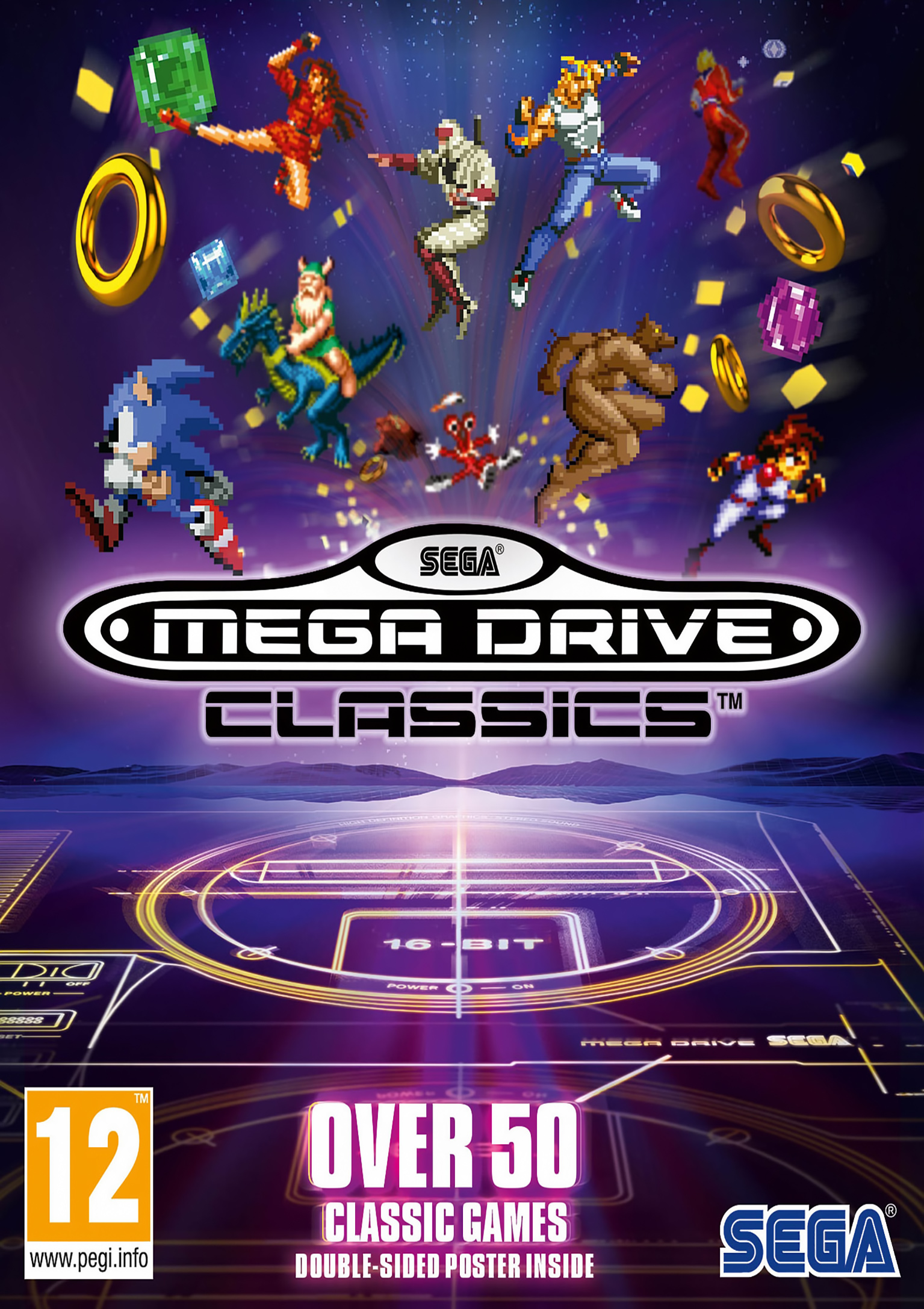 SEGA Mega Drive Classics - pedn DVD obal