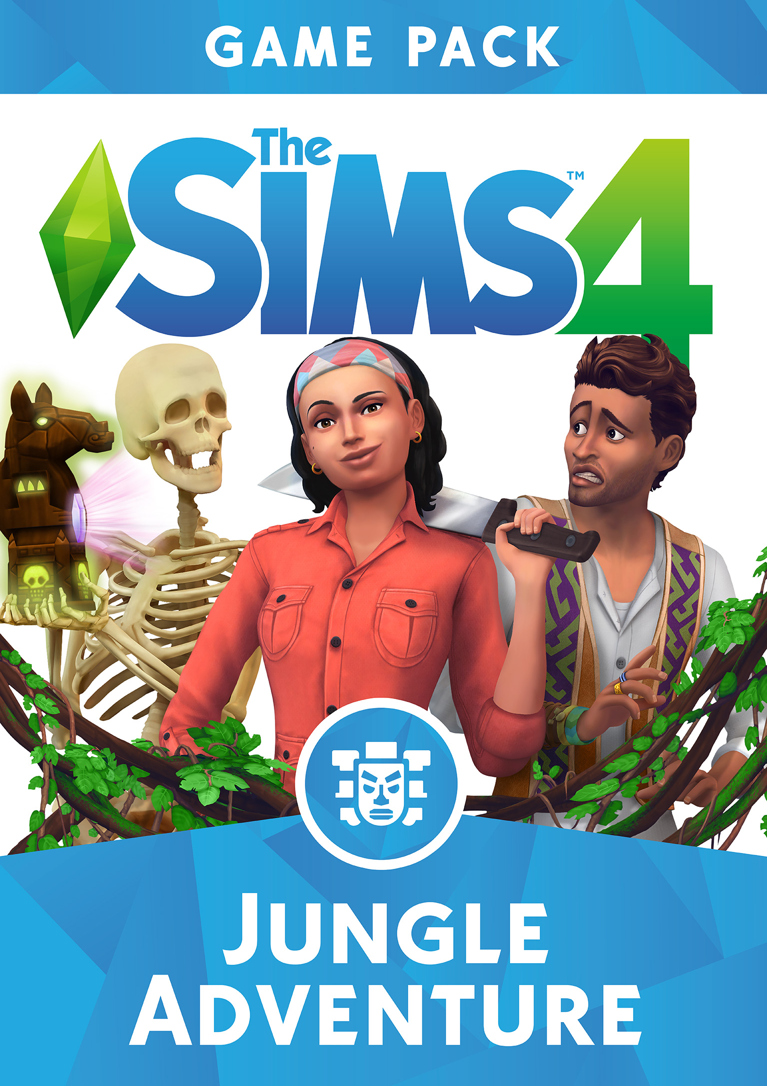 The Sims 4: Jungle Adventure - pedn DVD obal