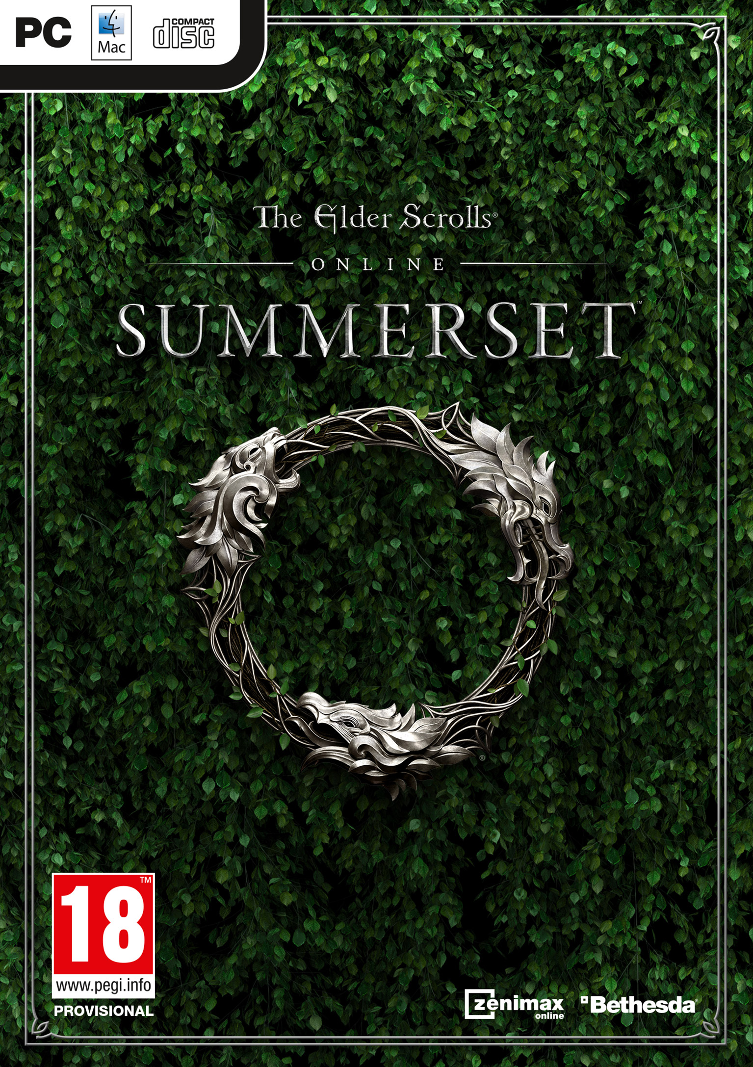 The Elder Scrolls Online: Summerset - pedn DVD obal