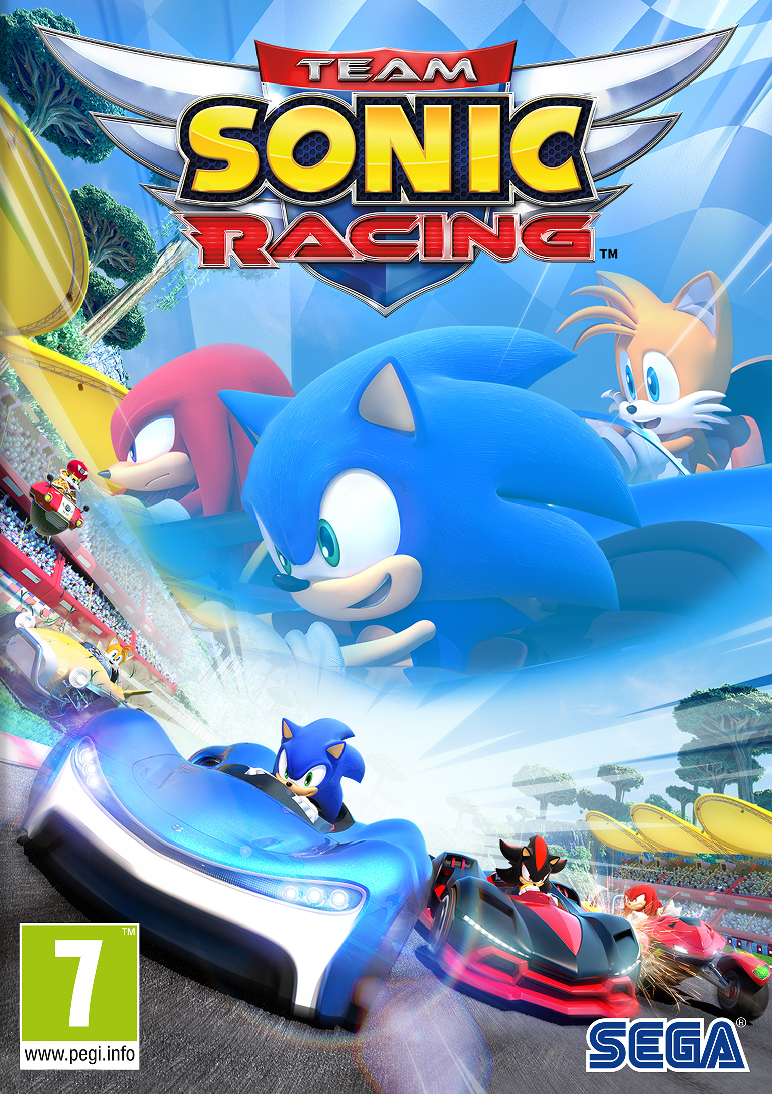 Team Sonic Racing - pedn DVD obal