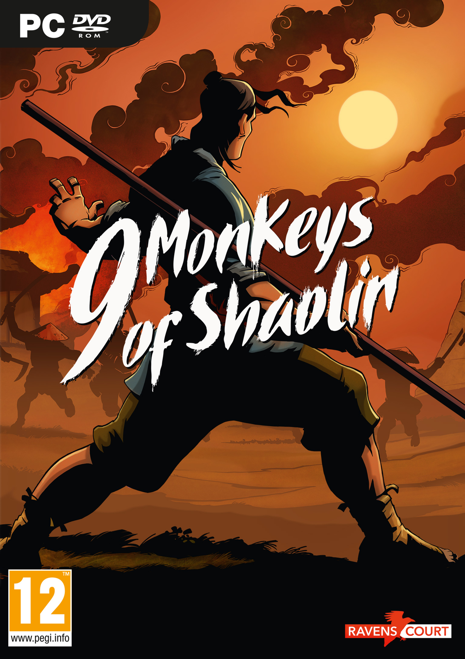 9 Monkeys of Shaolin - pedn DVD obal