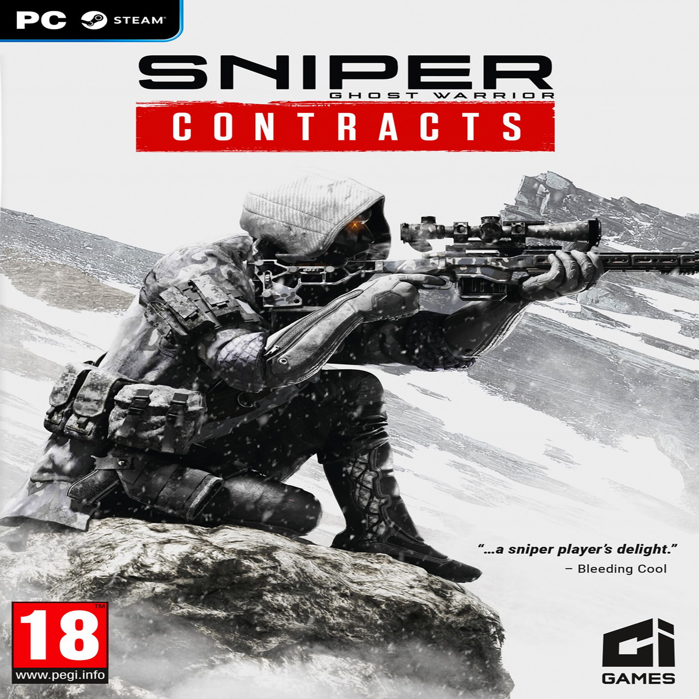 Sniper: Ghost Warrior - Contracts - pedn CD obal