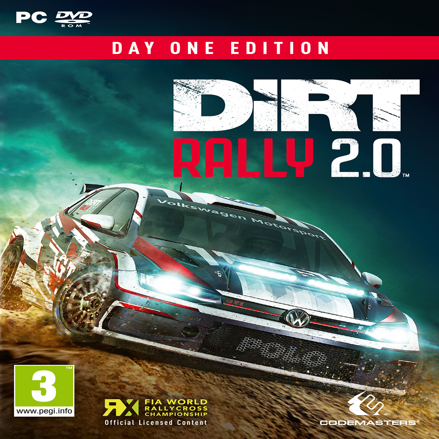 Dirt Rally 2.0 - pedn CD obal