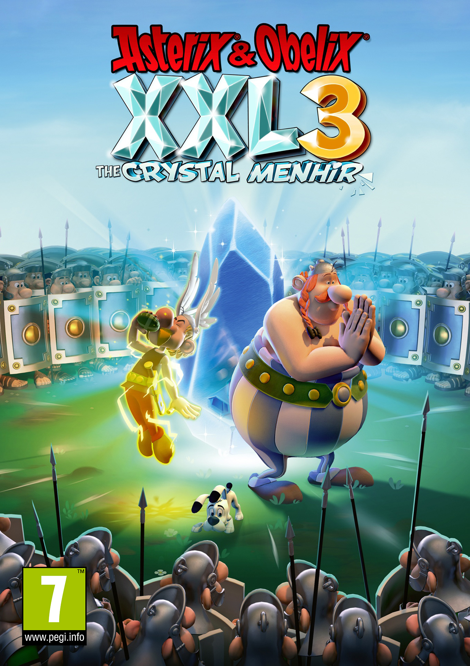Asterix & Obelix XXL 3: The Crystal Menhir - pedn DVD obal