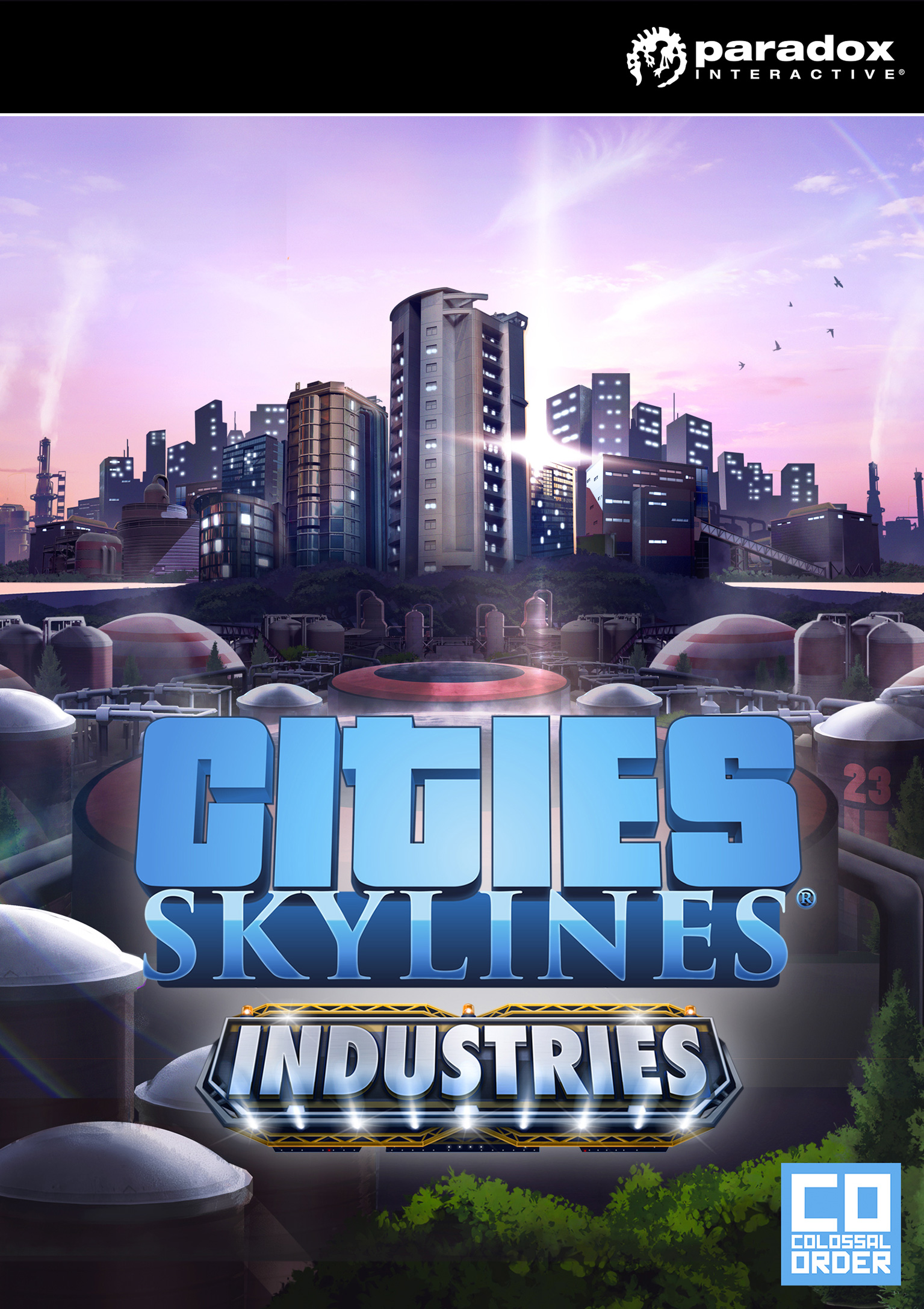 Cities: Skylines - Industries - pedn DVD obal