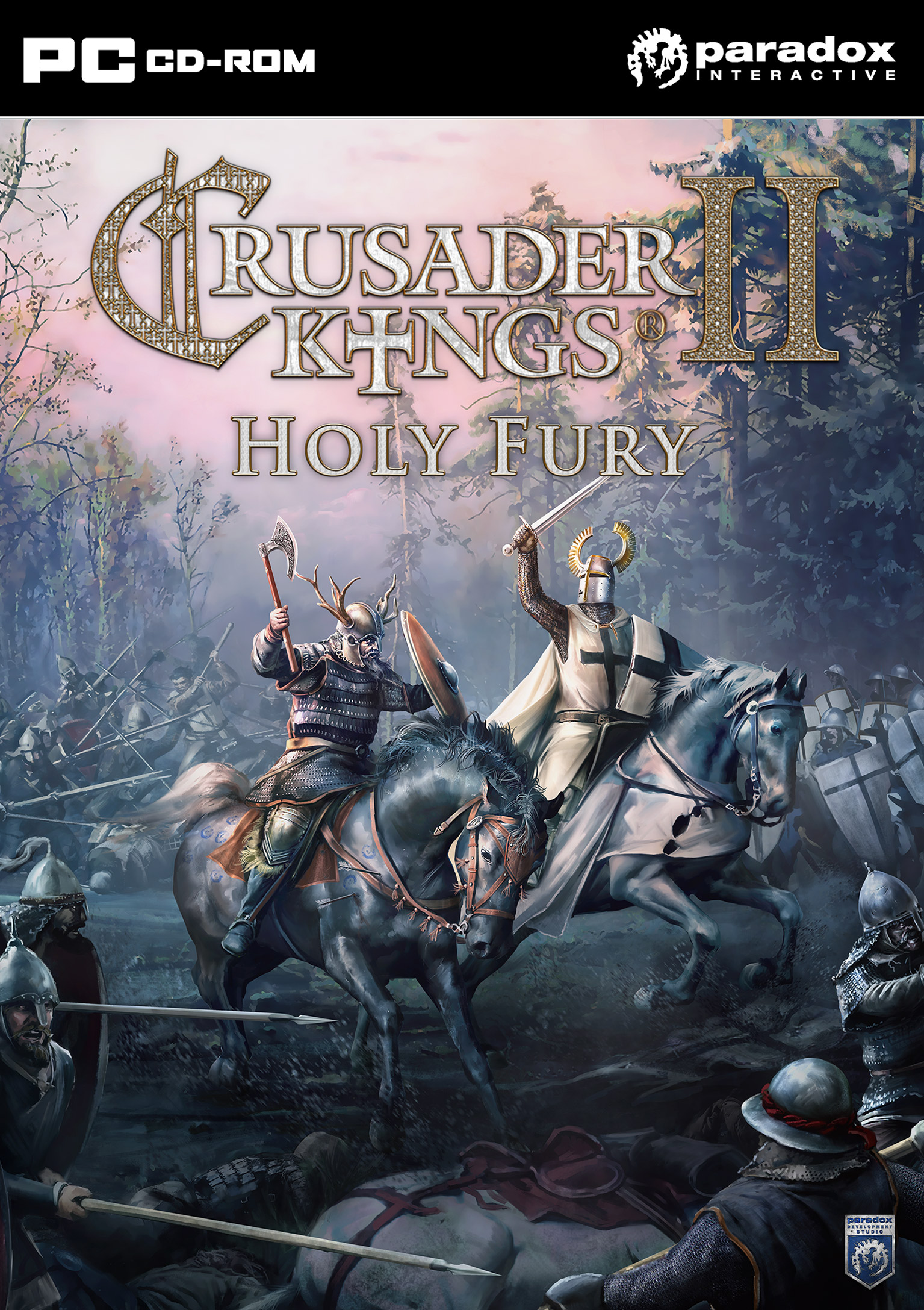 Crusader Kings II: Holy Fury - pedn DVD obal